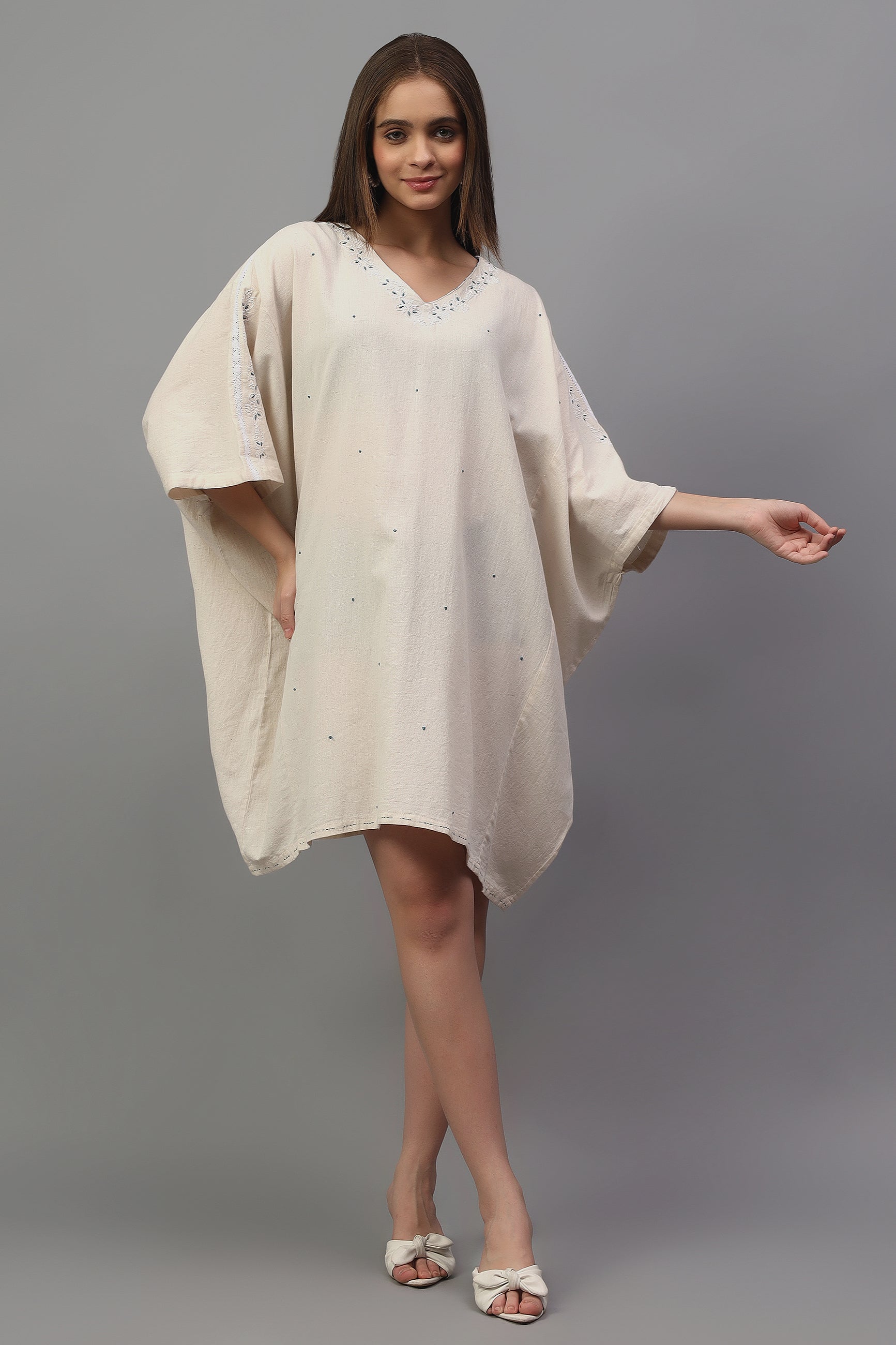 Akito handcrafted Chikankari easy fit Tunic