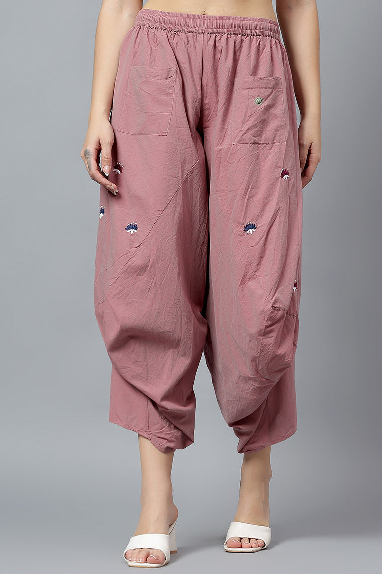 Cascade Pant | Yurui | Chikankari | Cotton