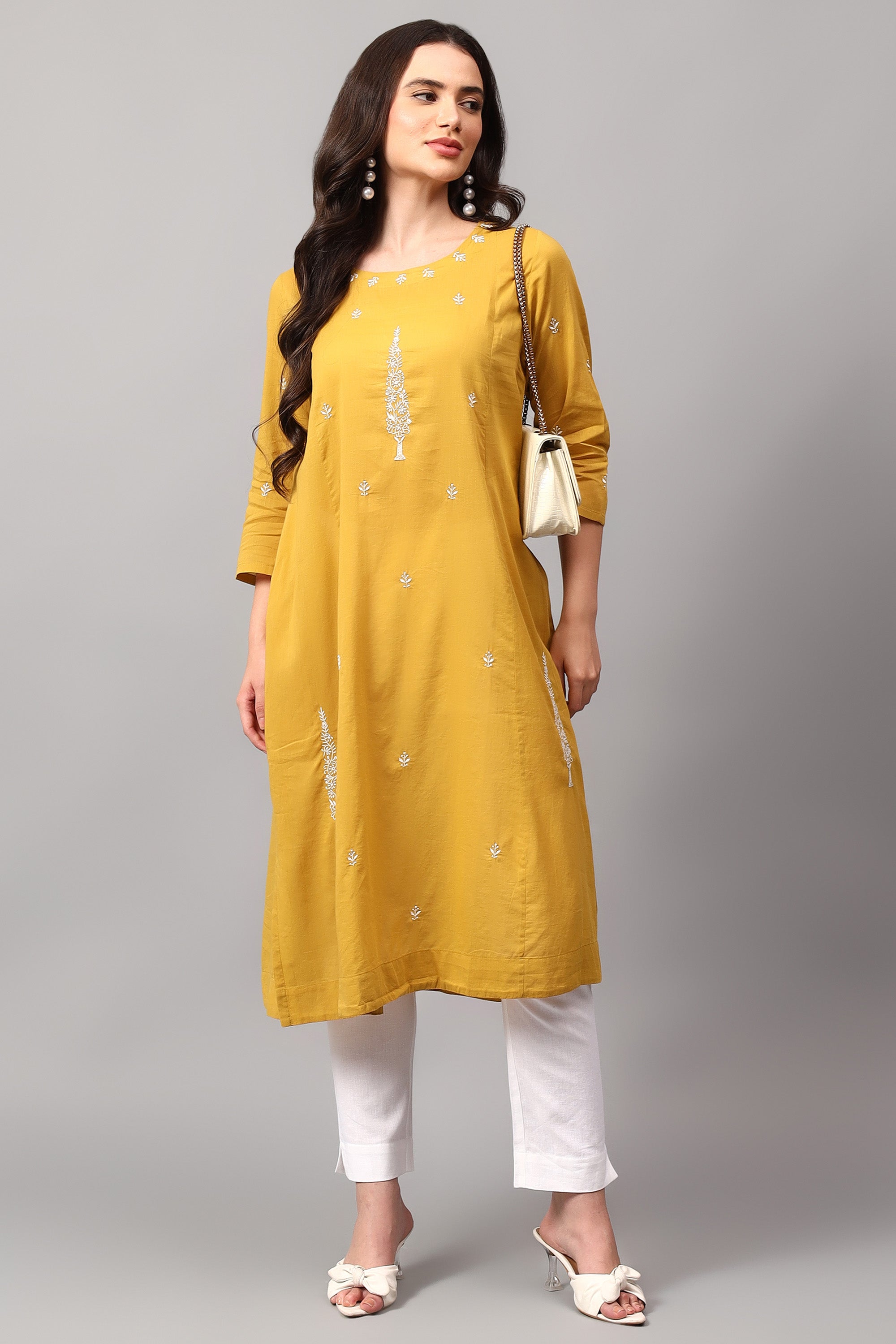 Tunic | Pansukh | Chikankari | Cotton