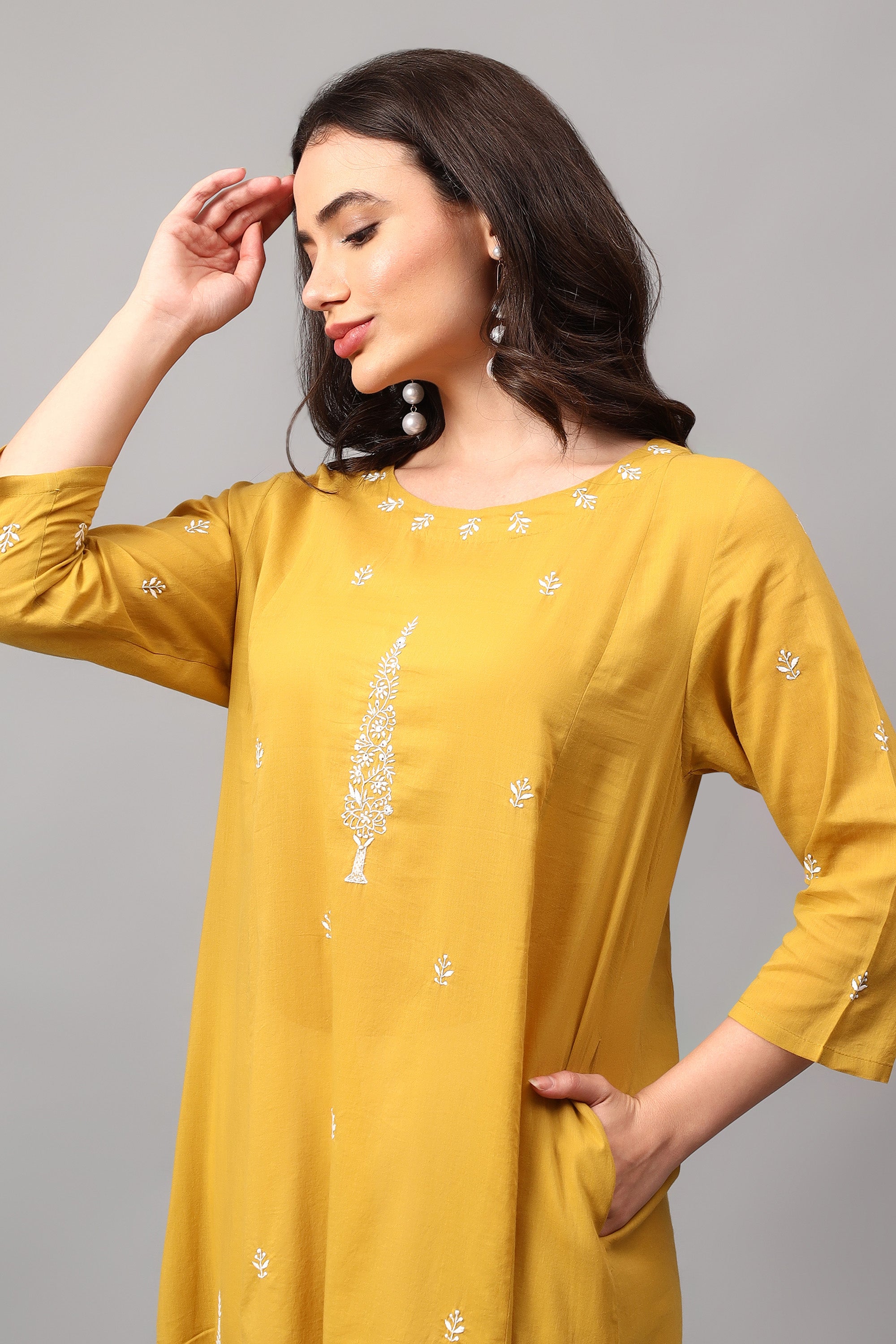 Tunic | Pansukh | Chikankari | Cotton