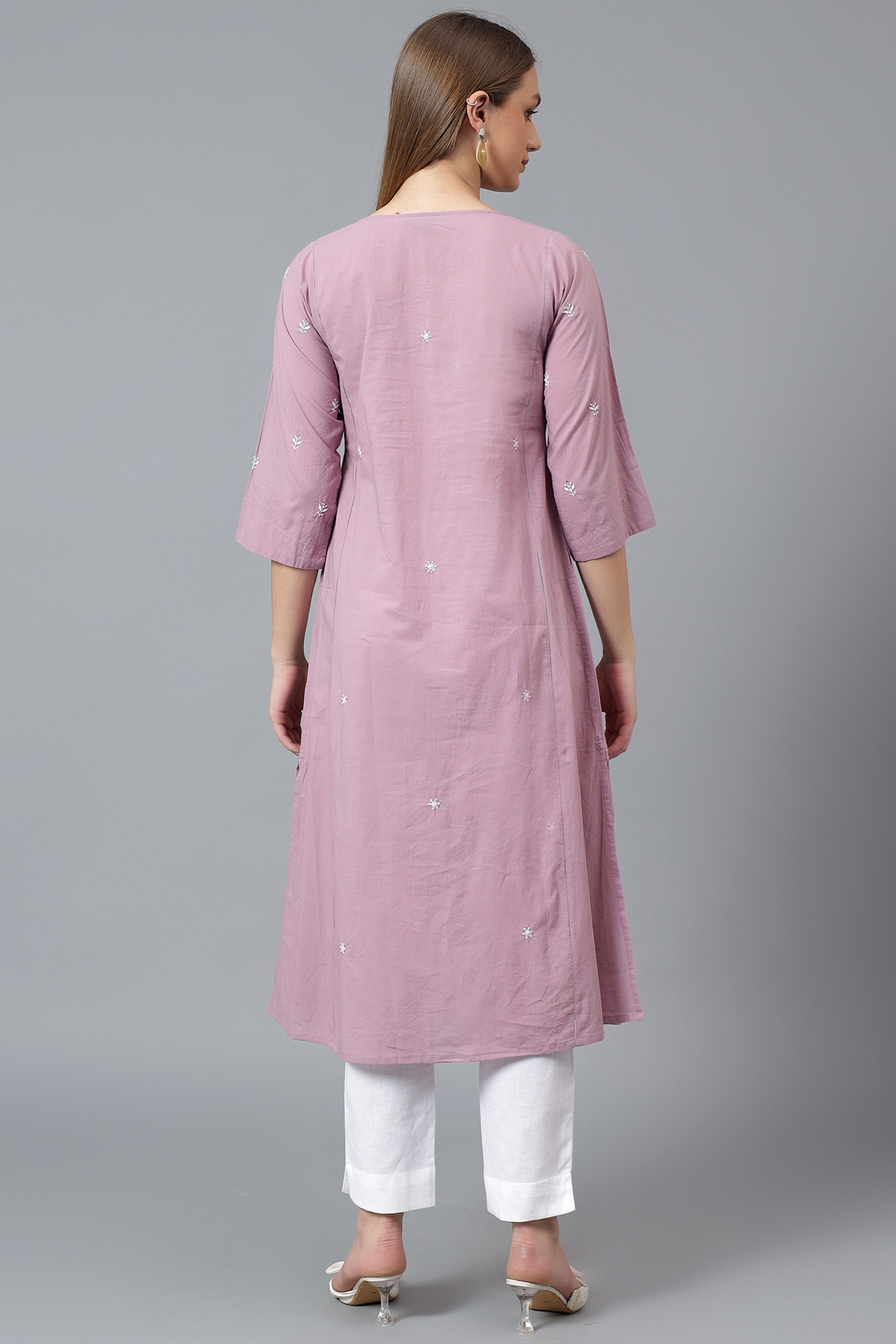 Kurta | Takiyyim | Chikankari | Cotton