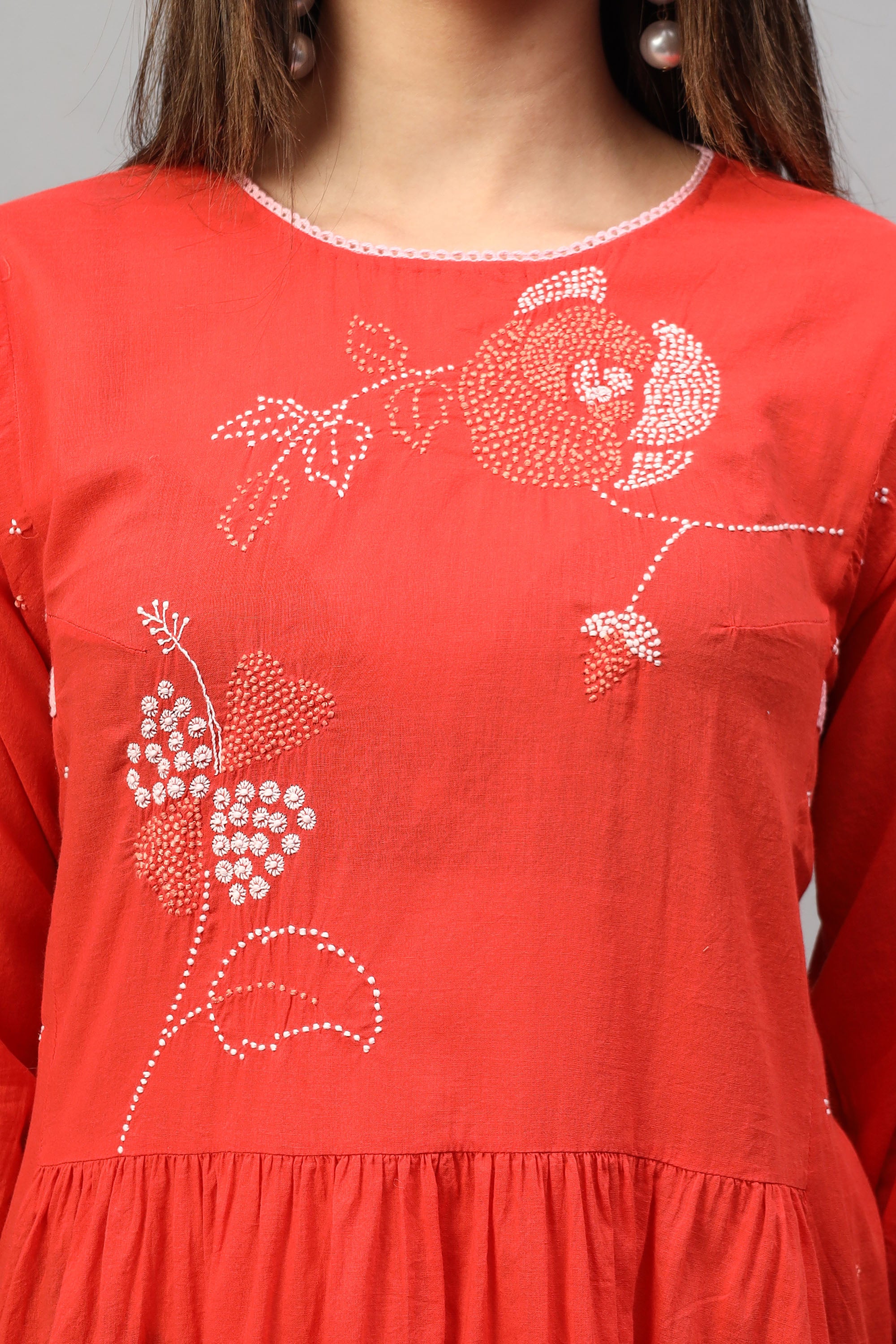 Tunic | Atanta | Chikankari | Cotton