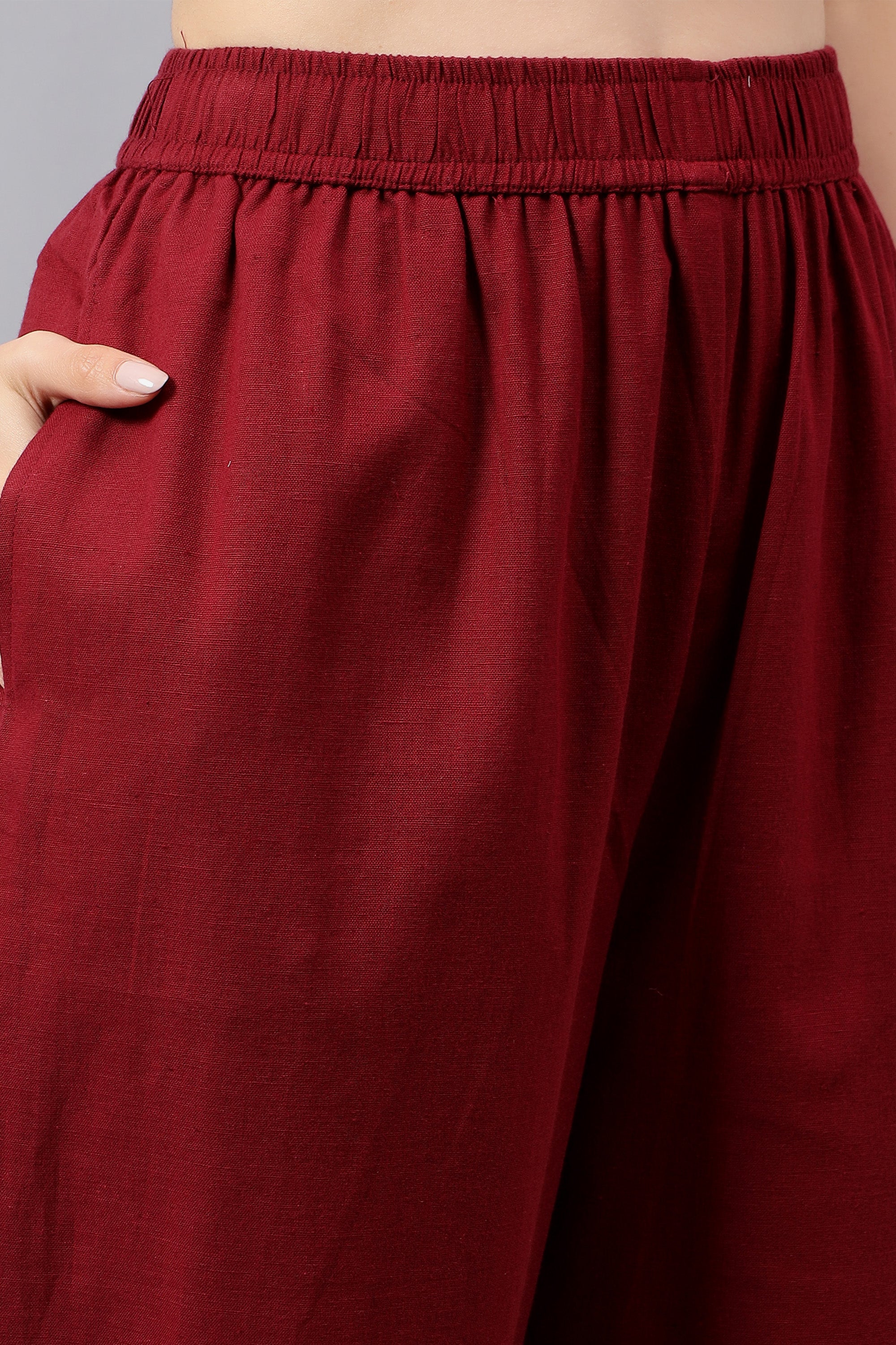 Narrow Pant | Khurja | Cotton Linen