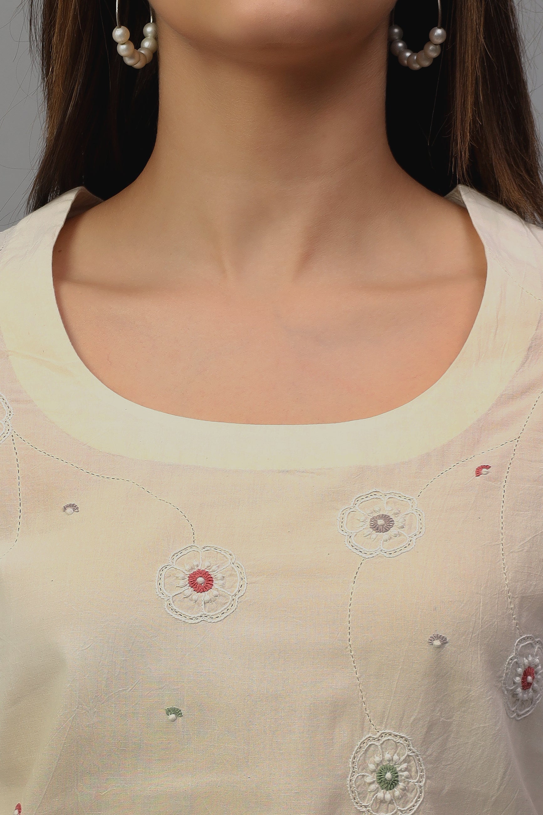 Meer handcrafted Chikankari Kurta