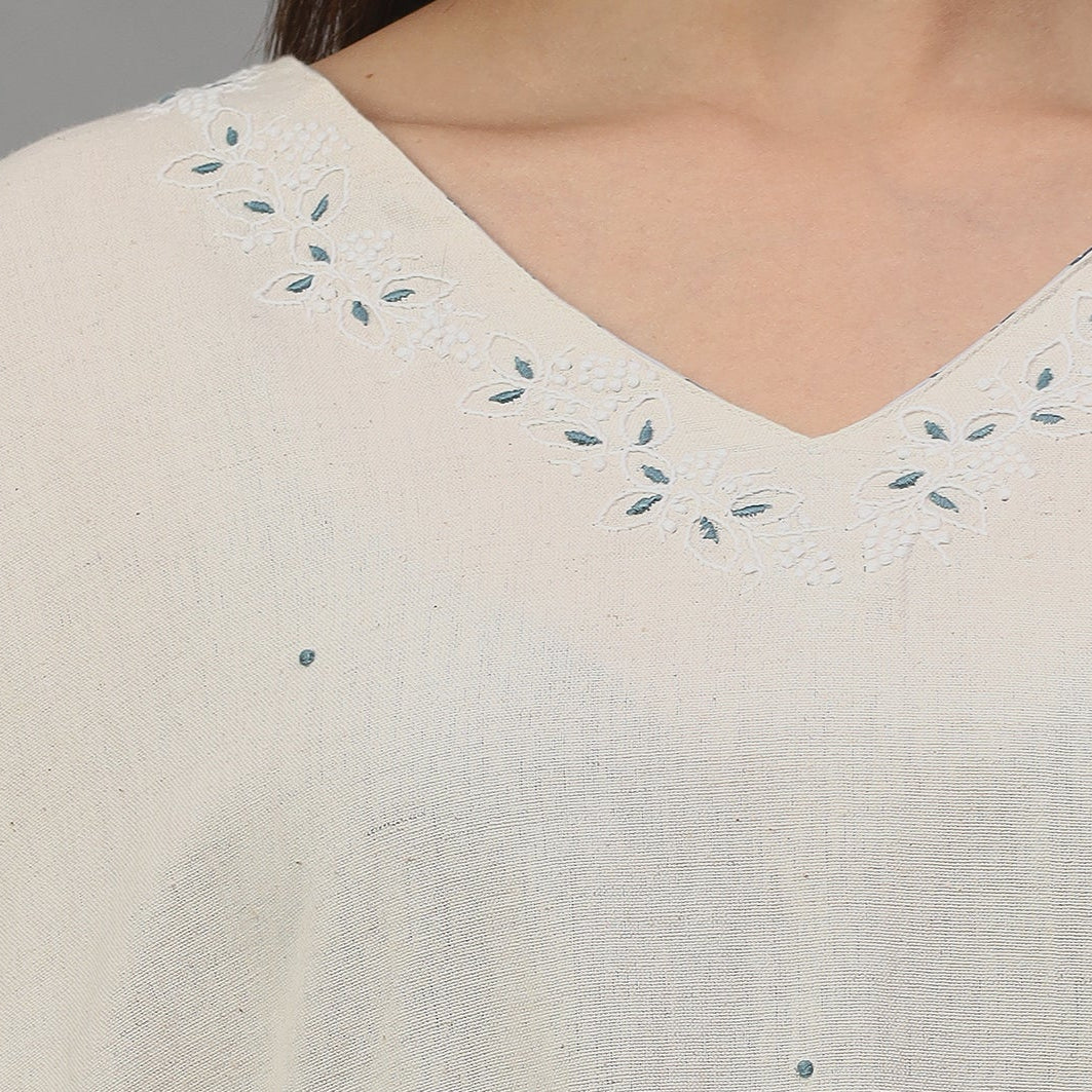 Akito handcrafted Chikankari easy fit Tunic