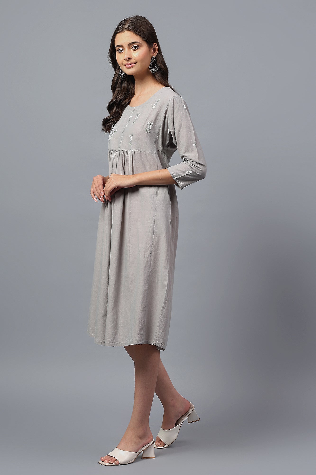 Akhota handcrafted Chikankari Tunic