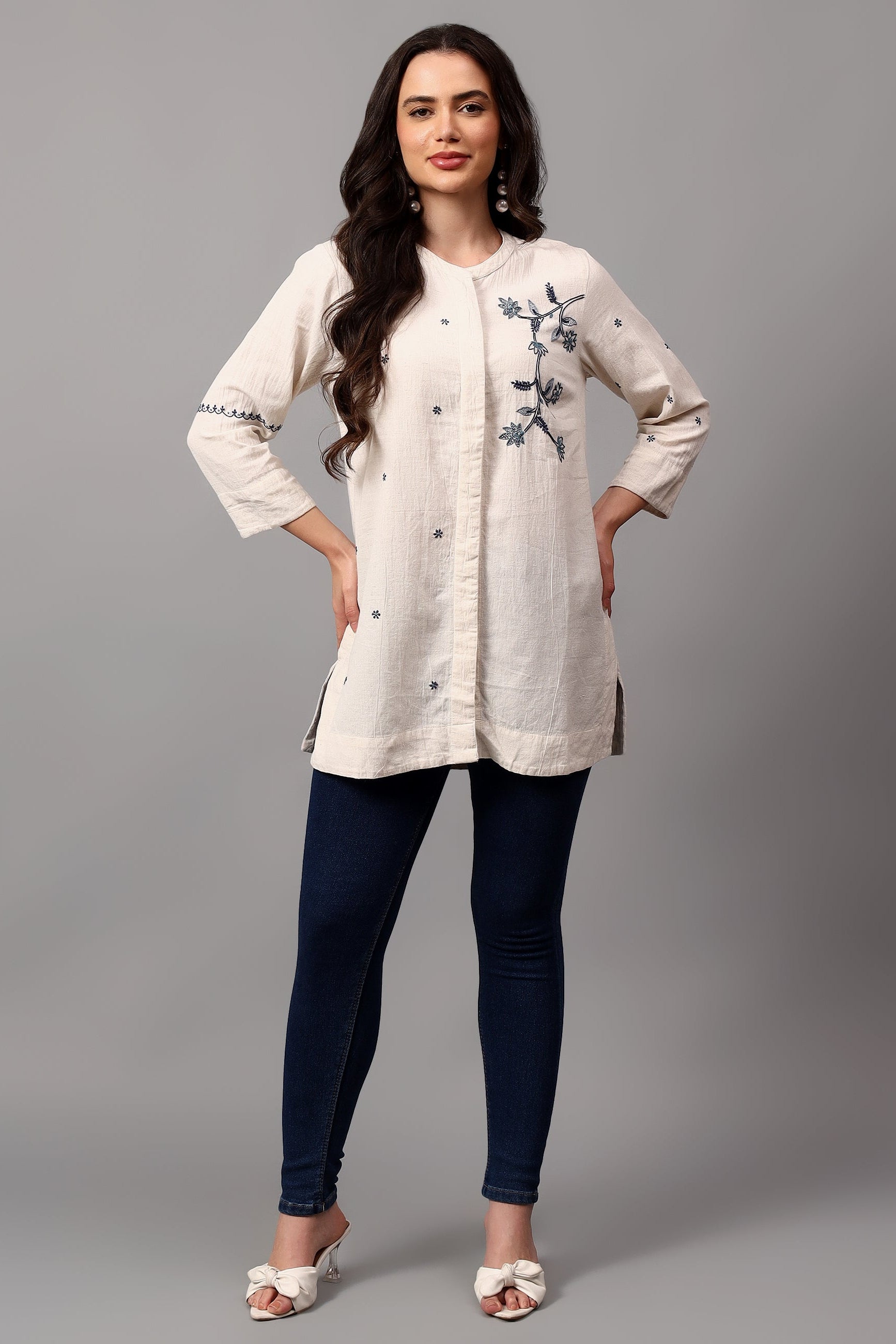 Shingo handcrafted Chikankari Shirt
