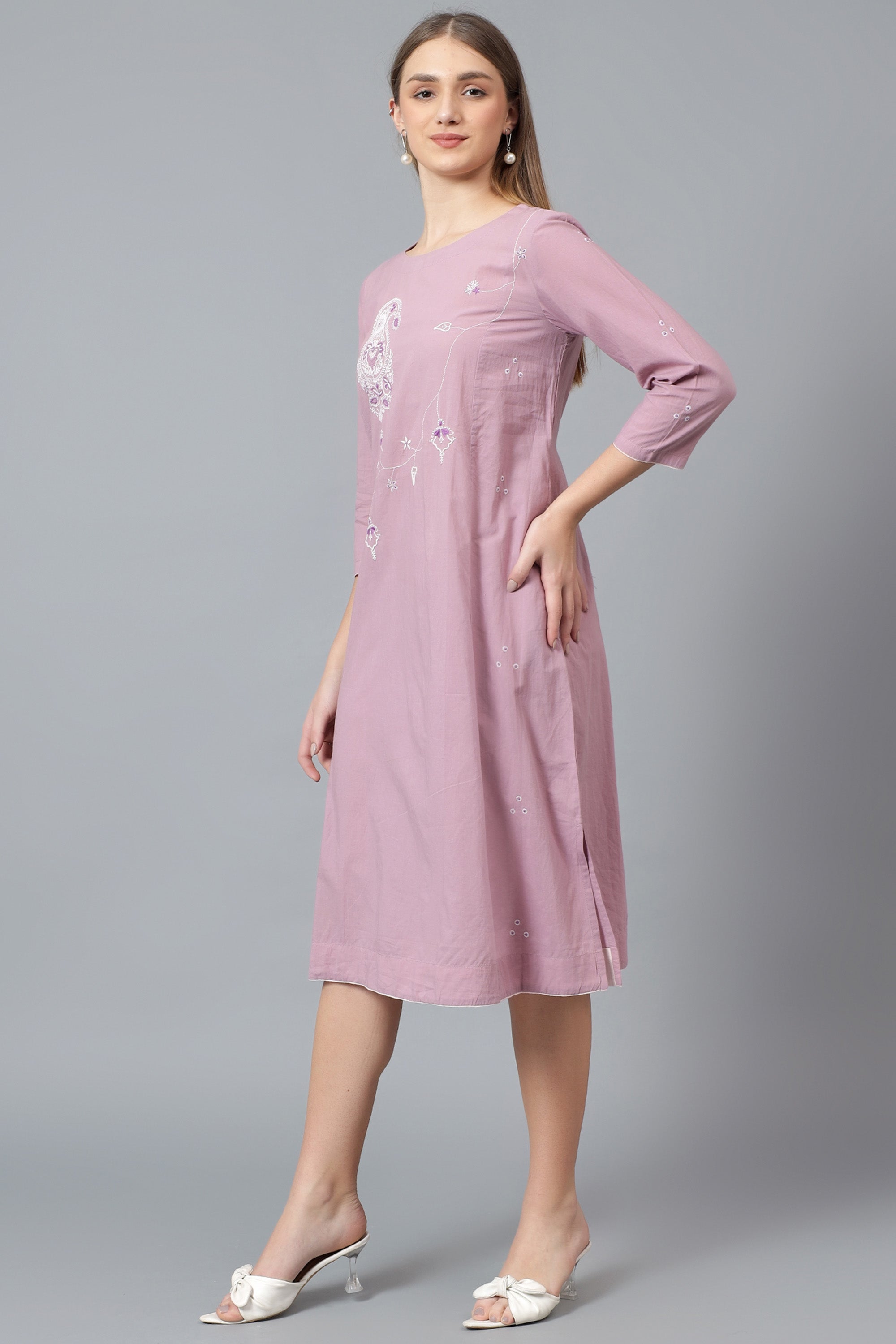 Tunic | Gomti | Chikankari |Cotton