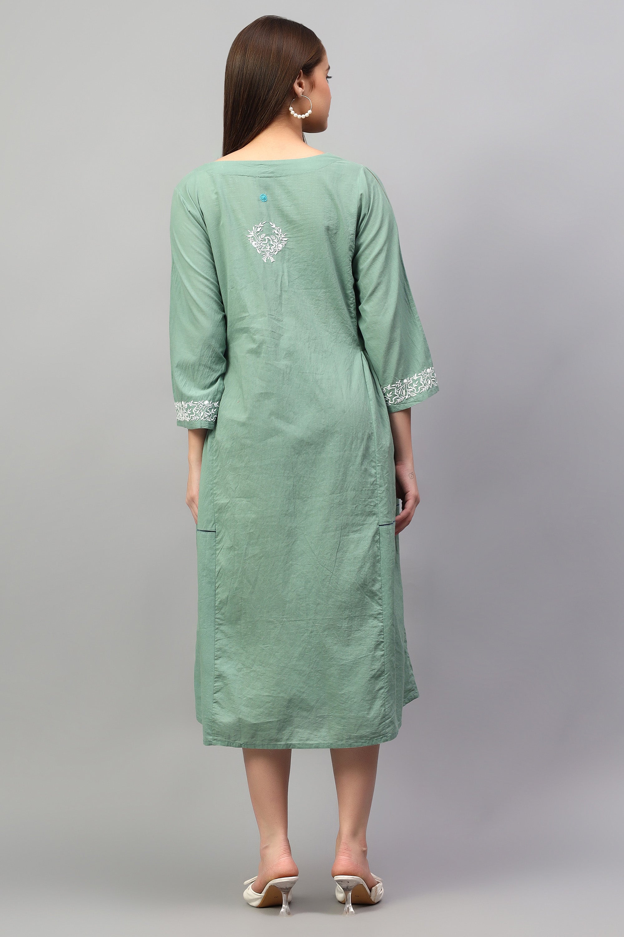 Tunic | Betwa | Chikankari | Cotton
