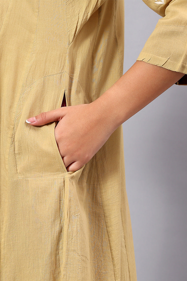 Kurta | Saraansh | Chikankari | Cotton