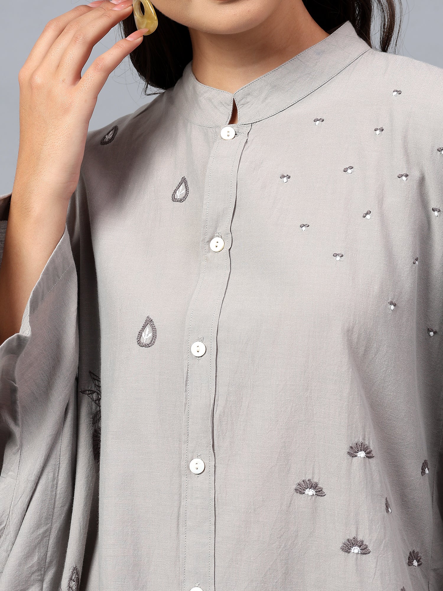 Annuched Handcrafted Chikankari easy Overlay