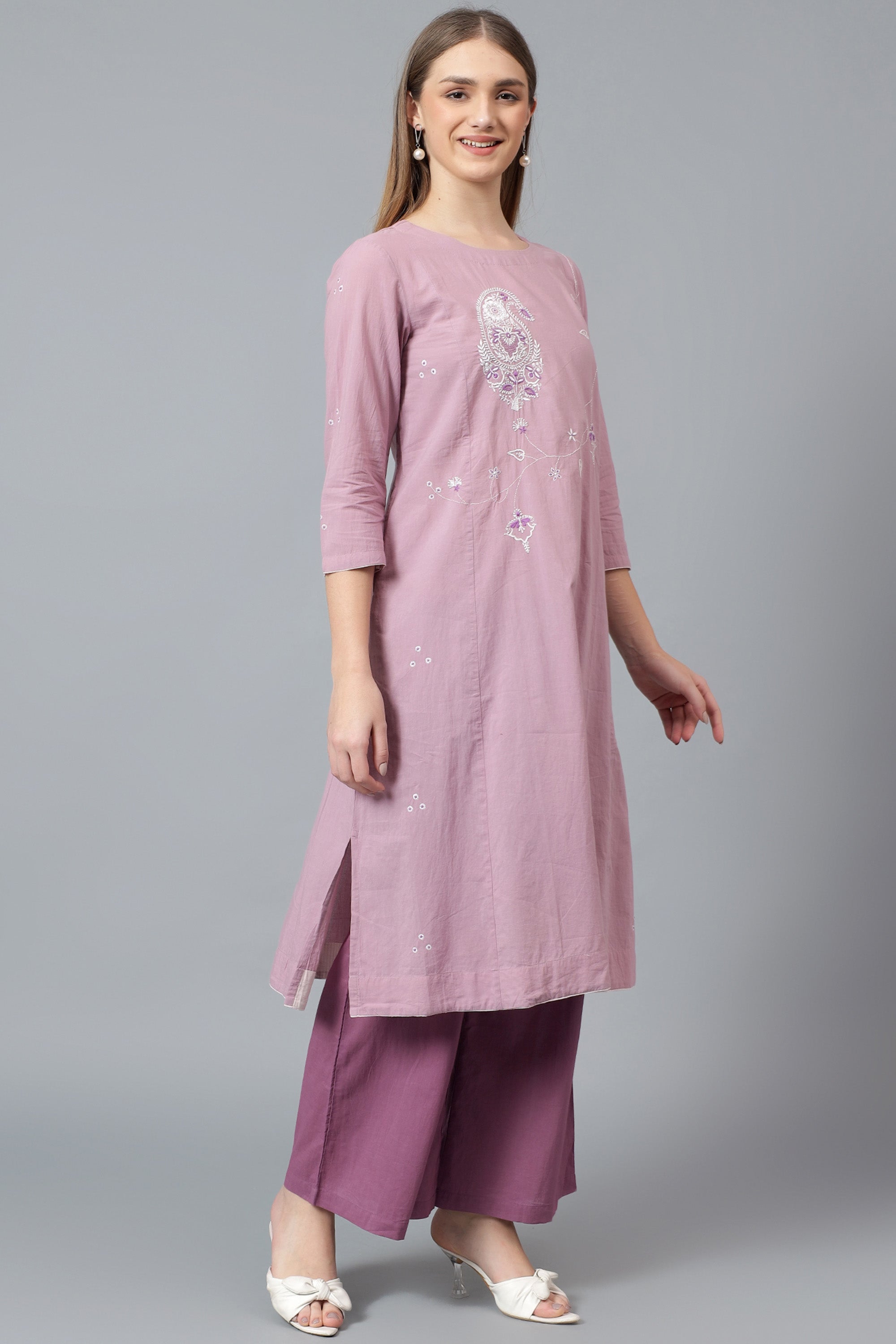 Tunic | Gomti | Chikankari |Cotton