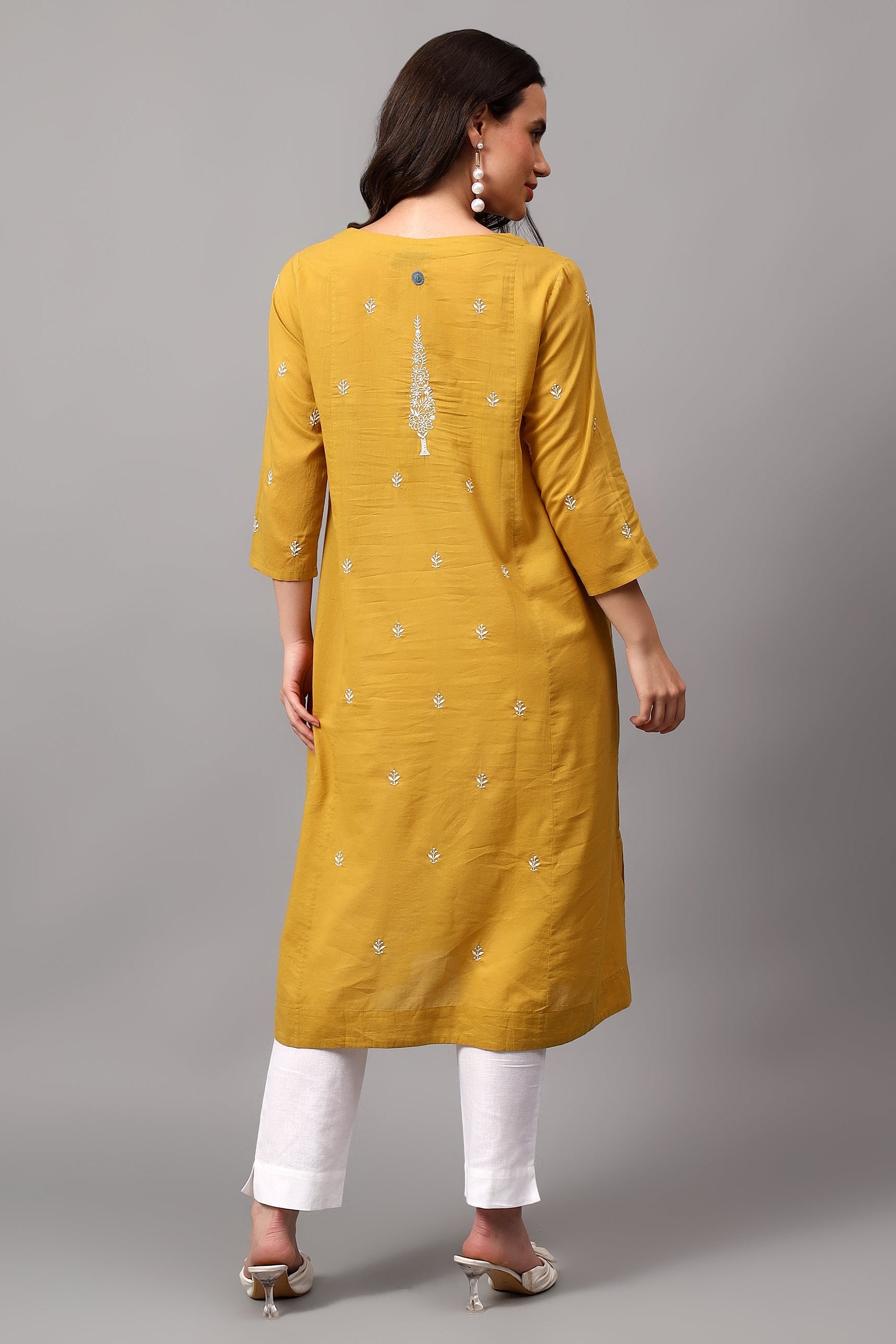 Pansukh handcrafted Chikankari Tunic