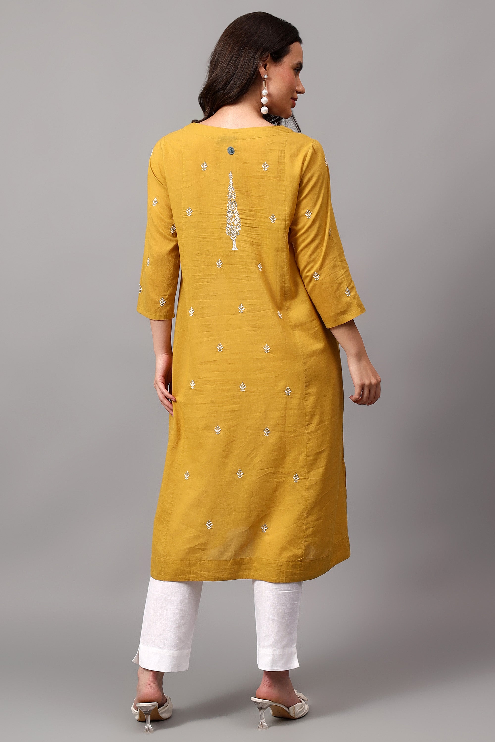 Tunic | Pansukh | Chikankari | Cotton
