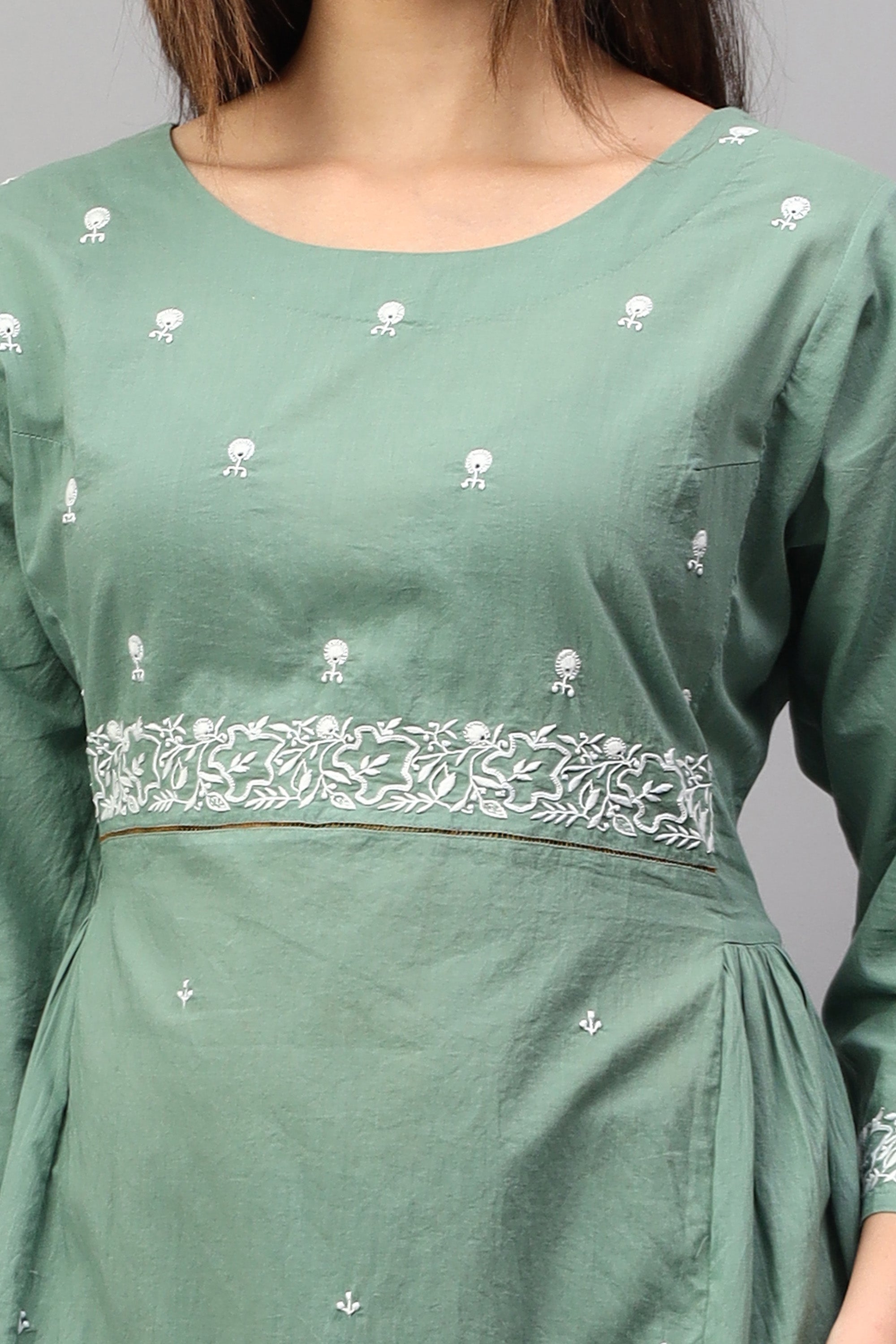 Tunic | Betwa | Chikankari | Cotton