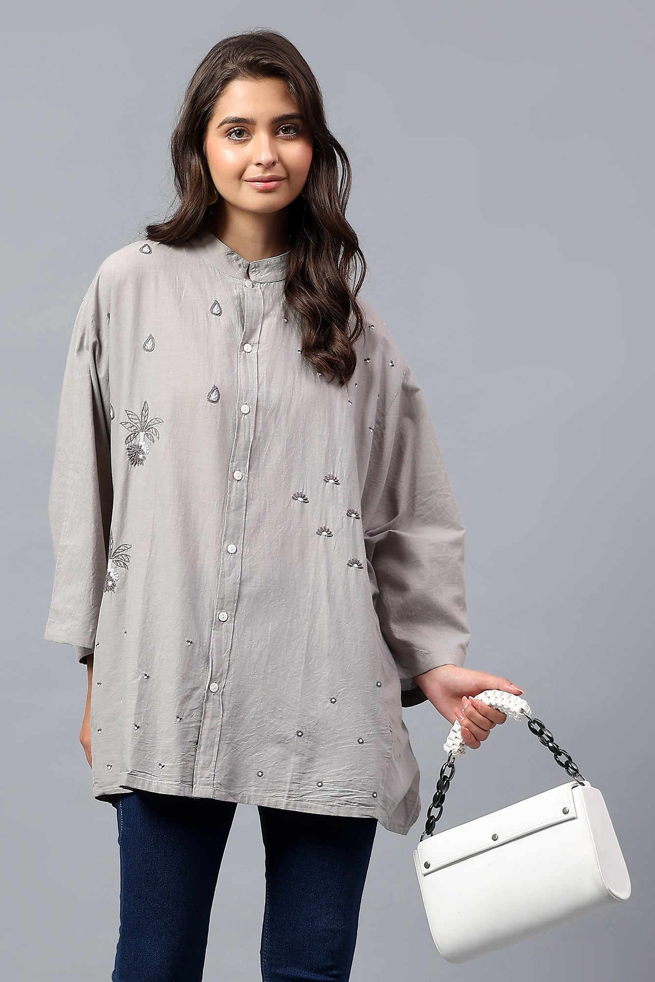 Annuched Handcrafted Chikankari easy Overlay
