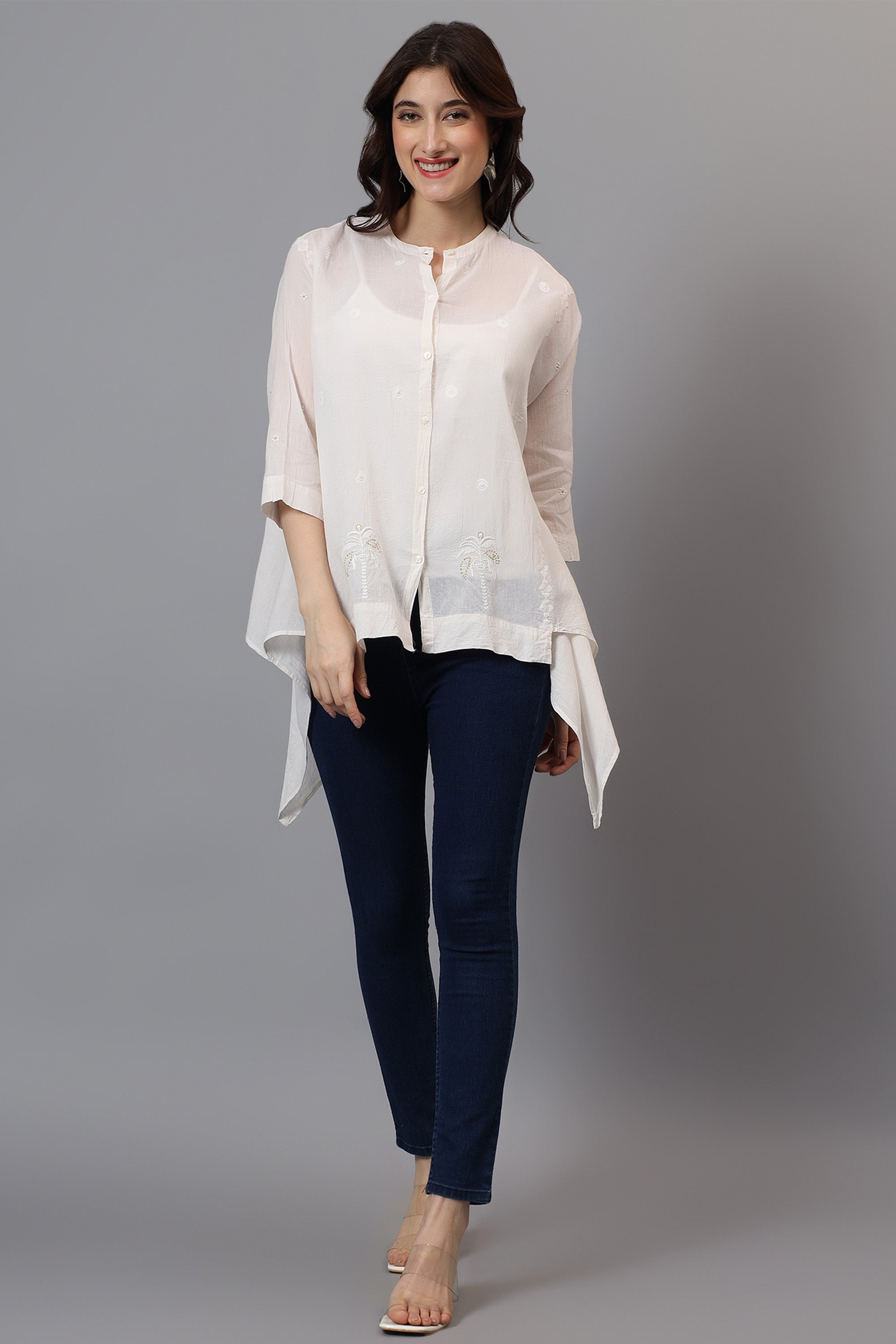 Overlay | Zemosez | Chikankari | Cotton