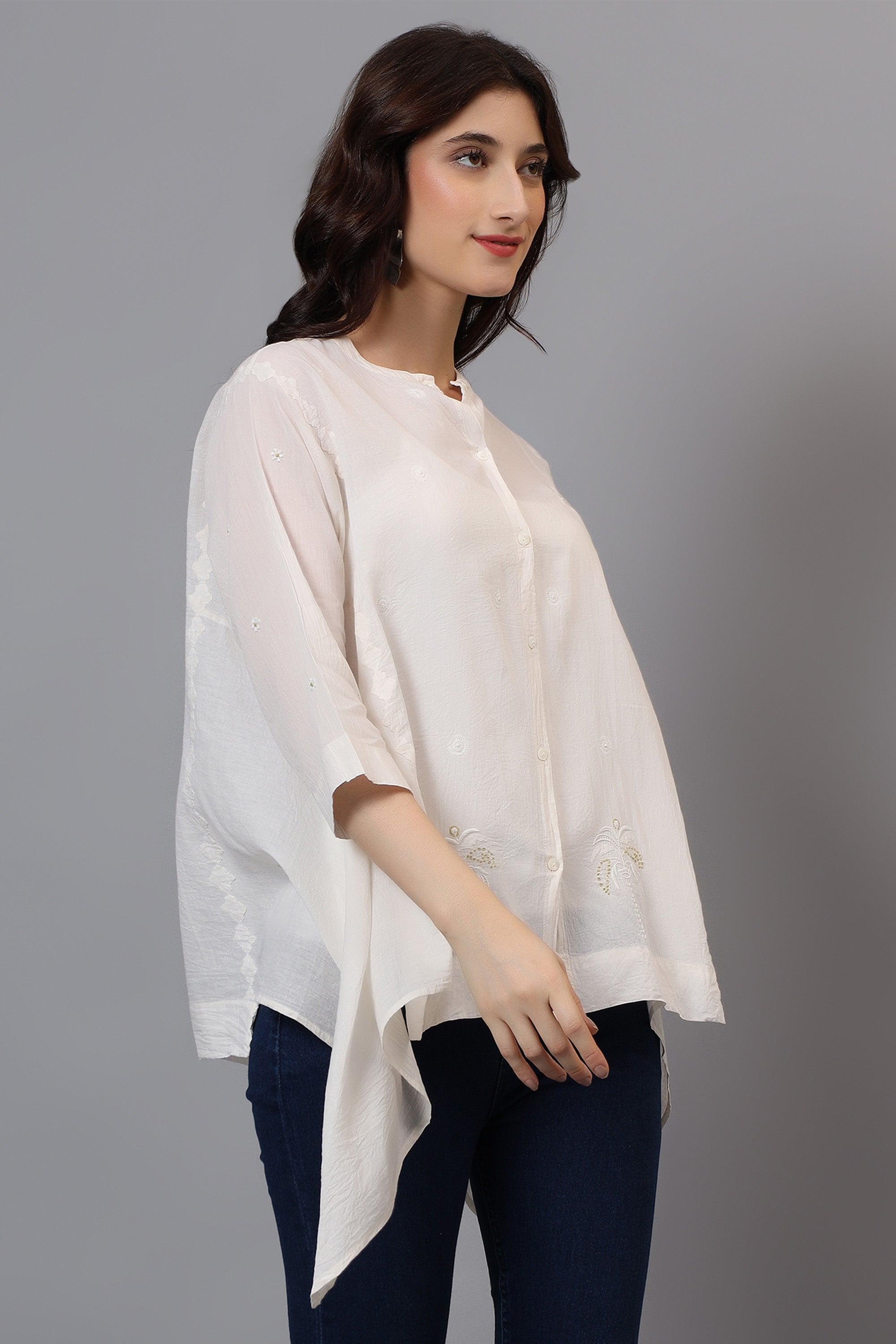 Overlay | Zemosez | Chikankari | Cotton