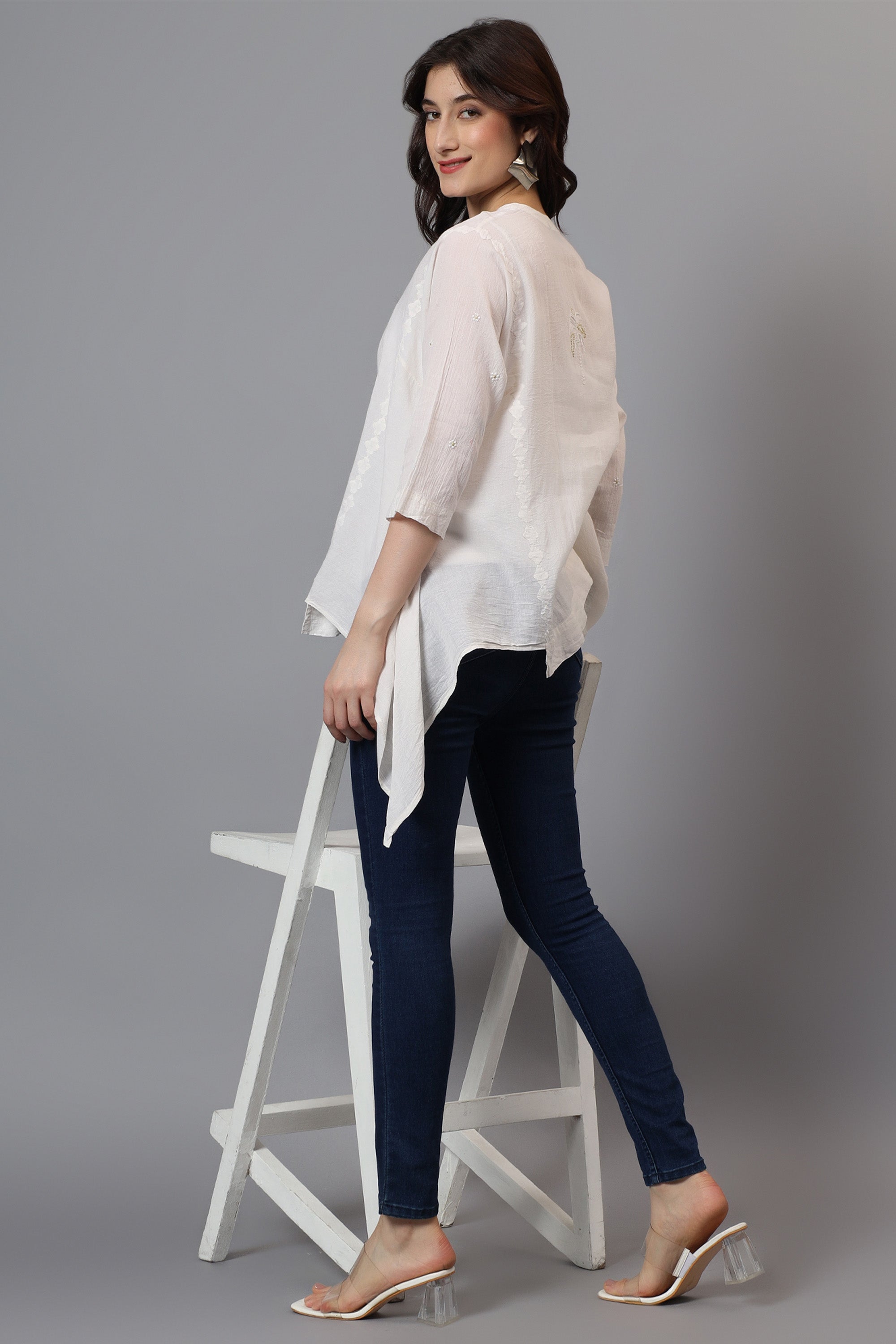 Overlay | Zemosez | Chikankari | Cotton