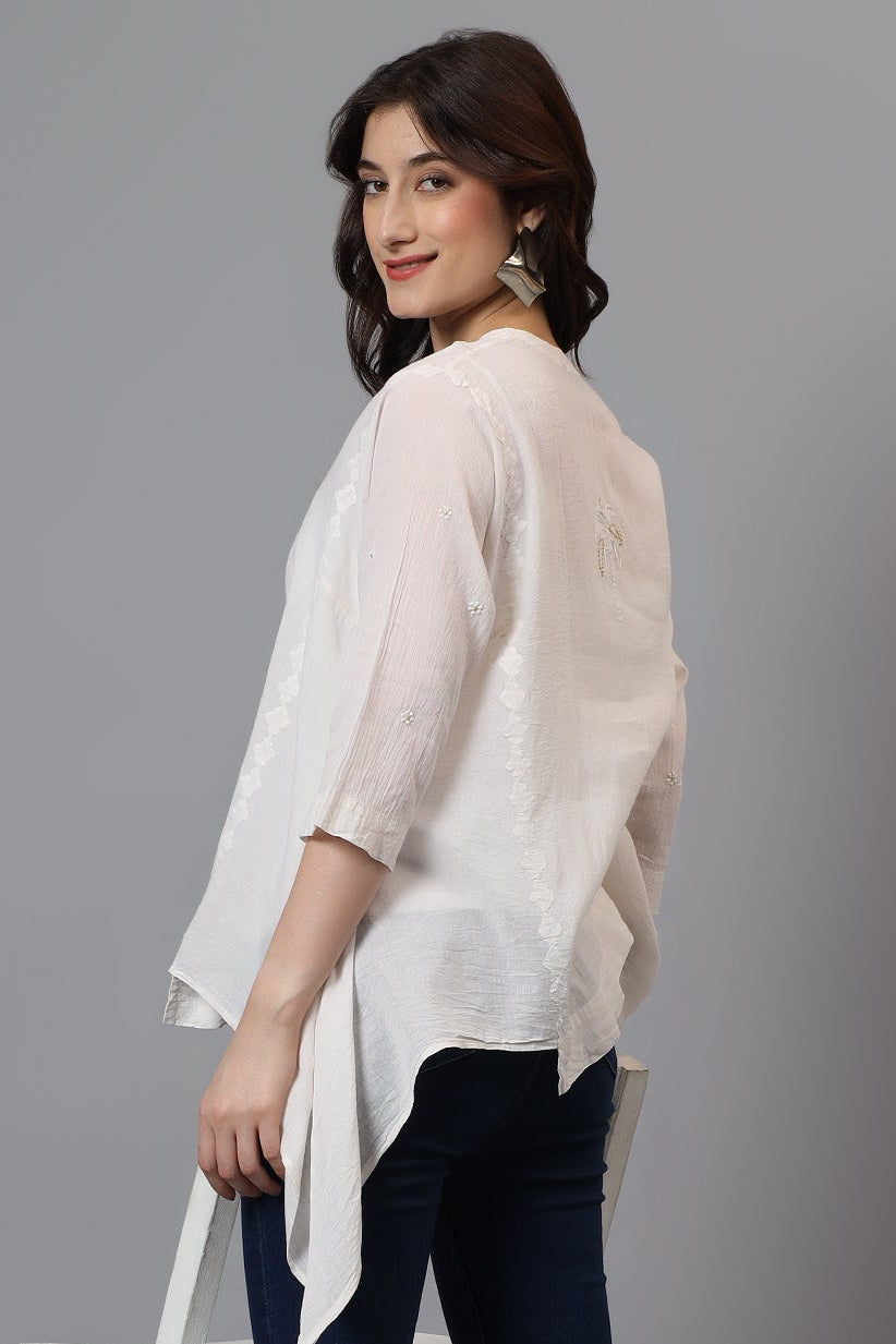 Overlay | Zemosez | Chikankari | Cotton