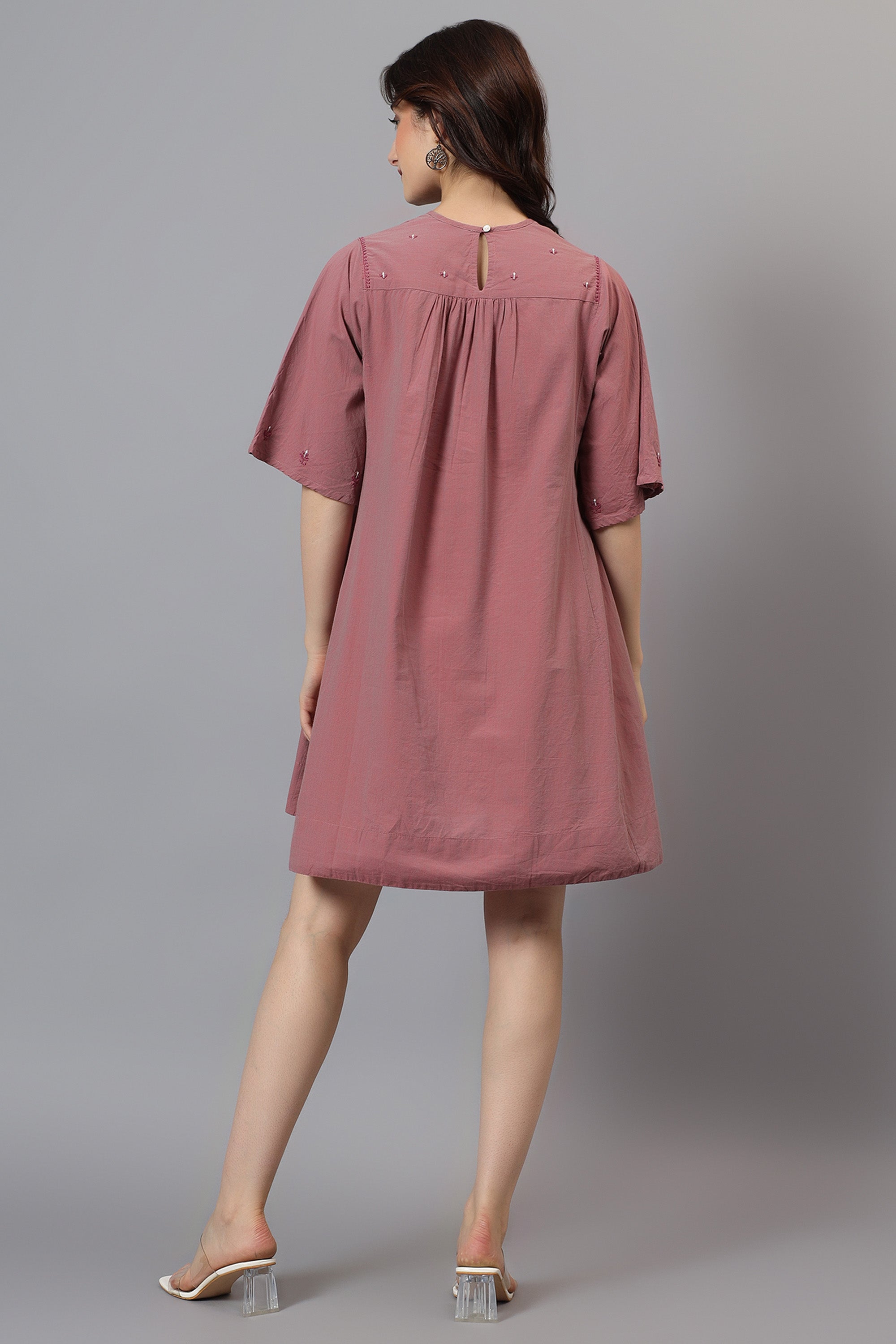 Tunic | Maulika | Chikankari | Cotton