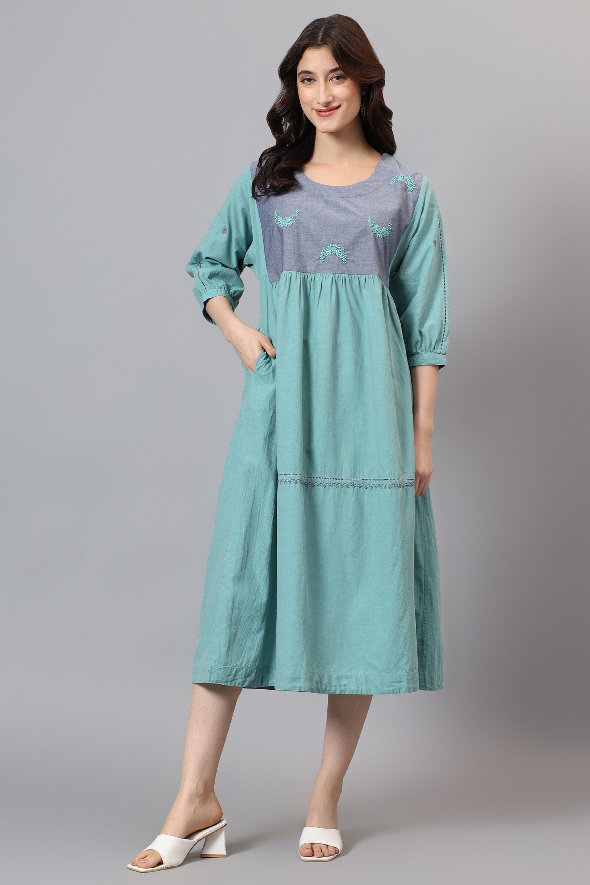 Tunic | Taatiraa | Chikankari | Cotton