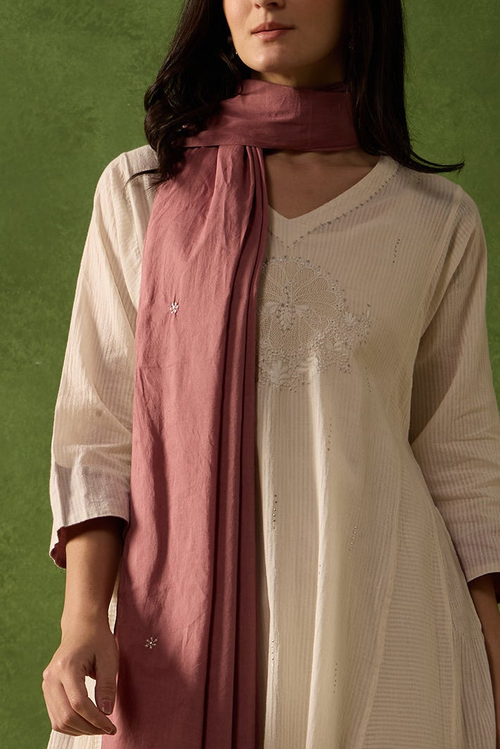 Ensemble set Dwaki Kurta + Bindu Dupatta + Mahoba Pyjama + Chemises