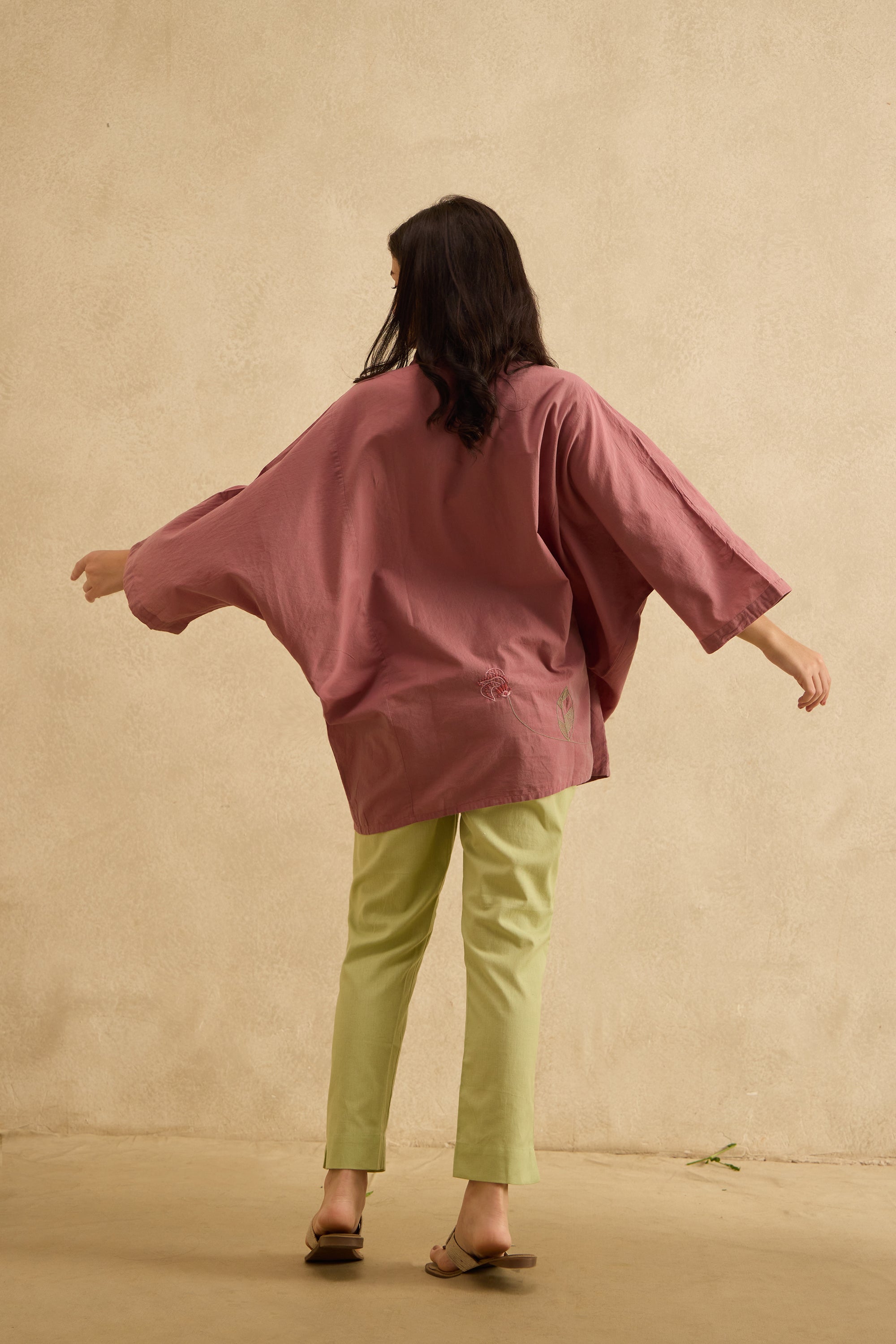 Sargam handcrafted Chikankari easy Shirt