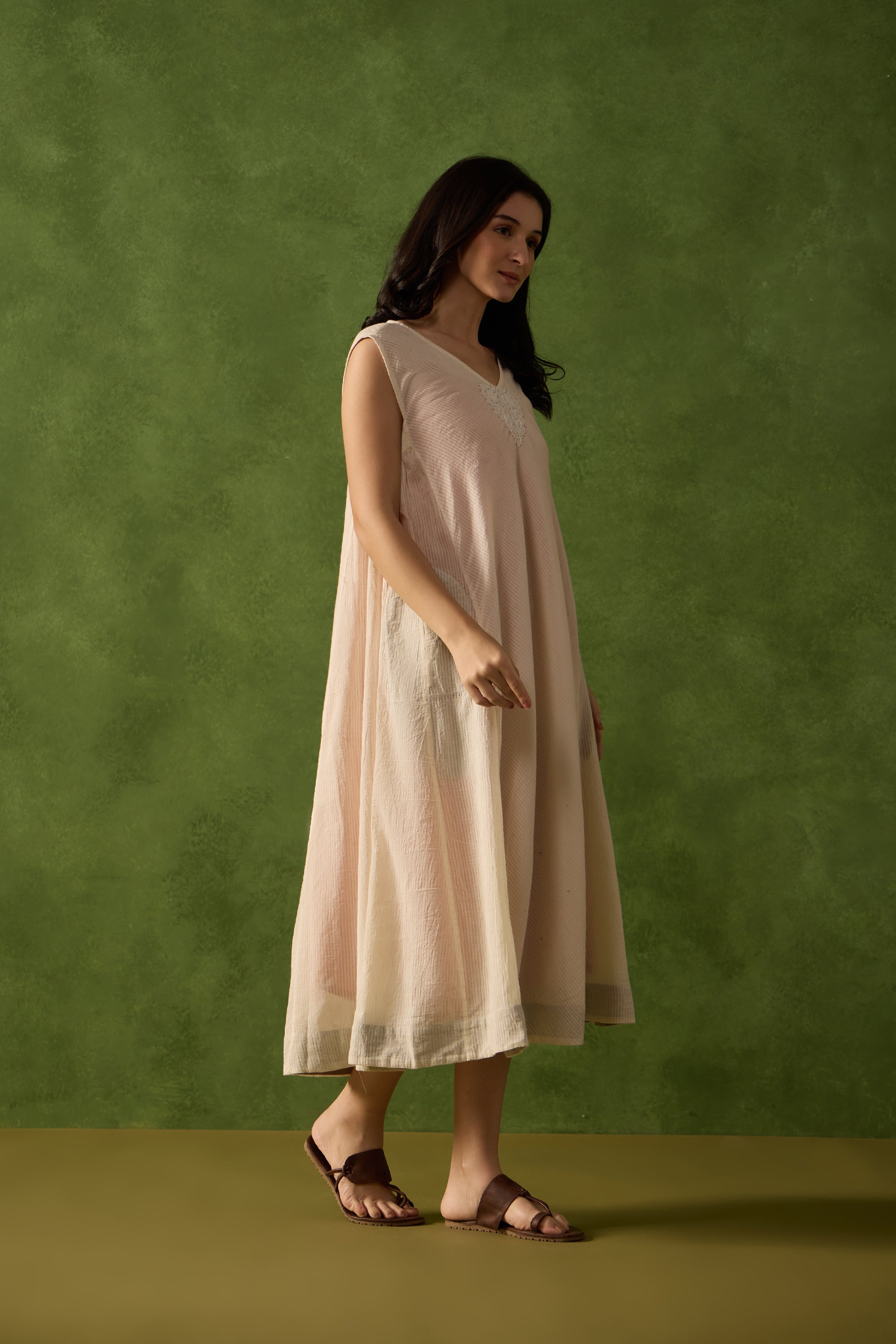 Barak handcrafted Chikankari Dress