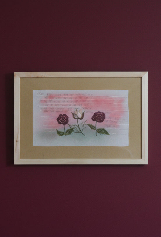 Wall Art | Embroidery & Drawing | Jaspal Kalra | Ganndi | Exclusive Edition