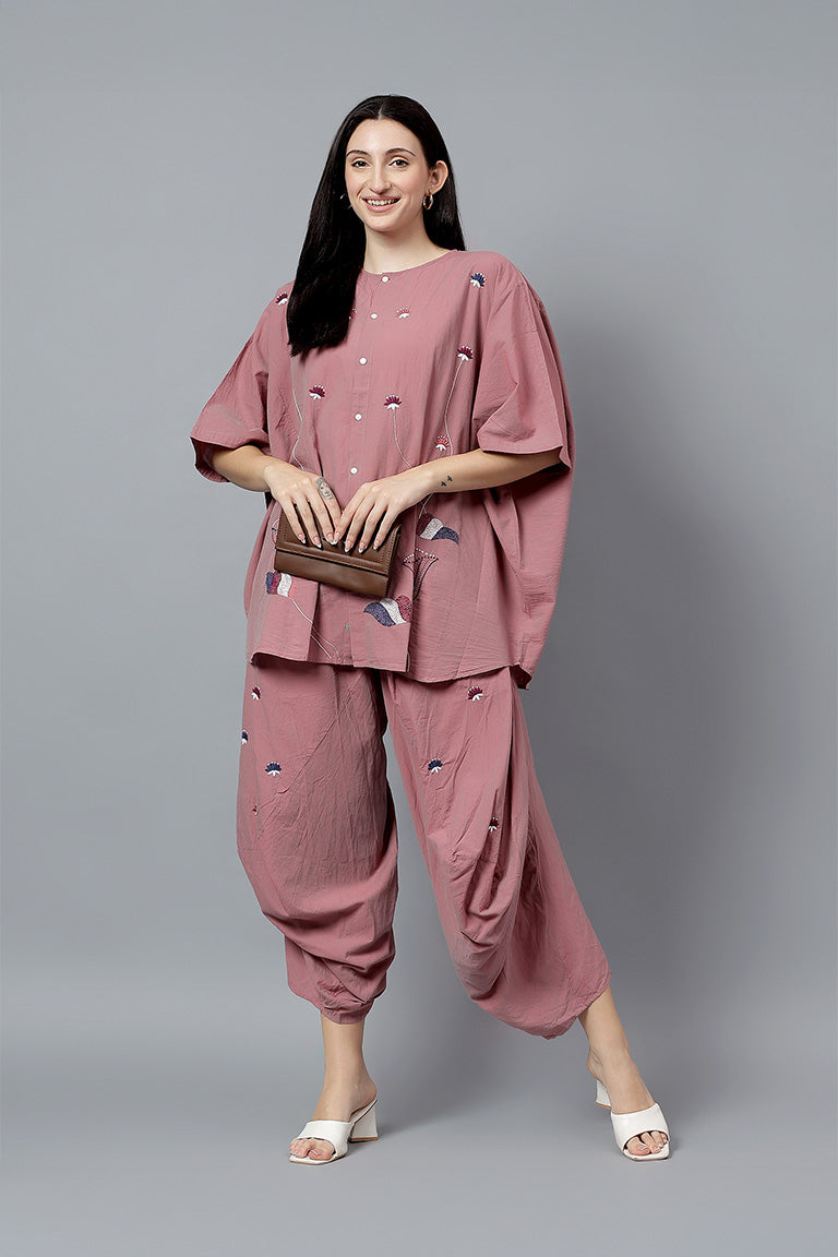 Cascade Pant | Yurui | Chikankari | Cotton