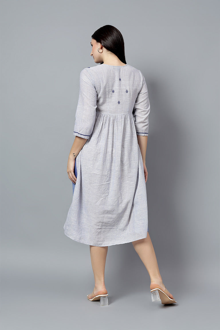 Tunic | Hubli | Chikankari | Handloom Cotton