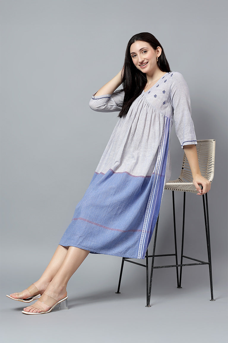 Tunic | Hubli | Chikankari | Handloom Cotton