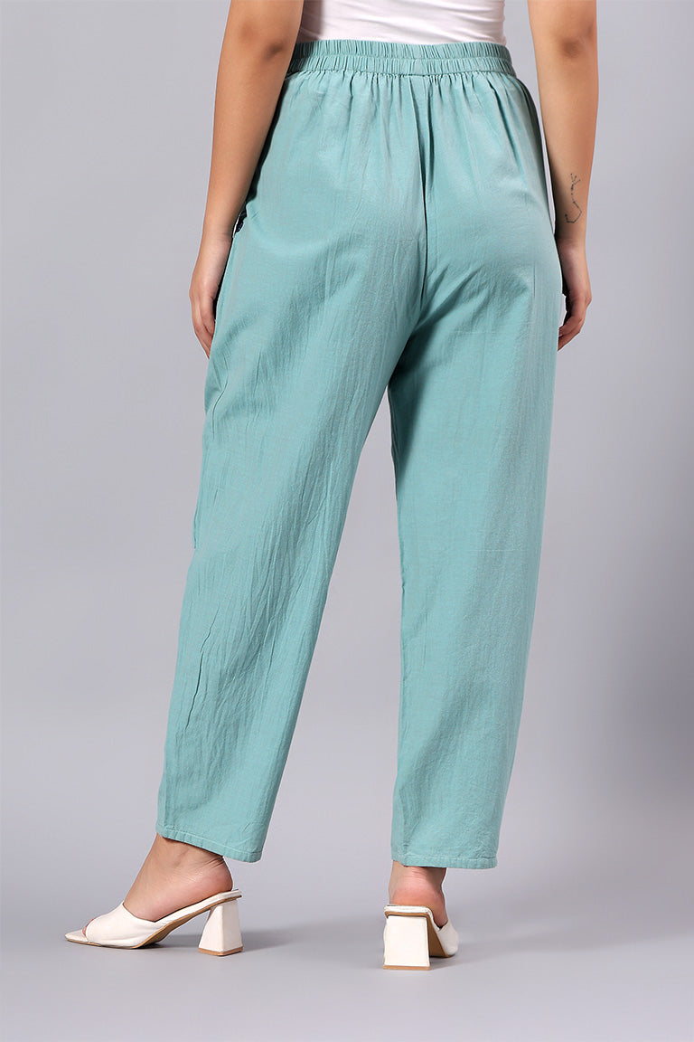 Pant | Karak | Chikankari | Cotton