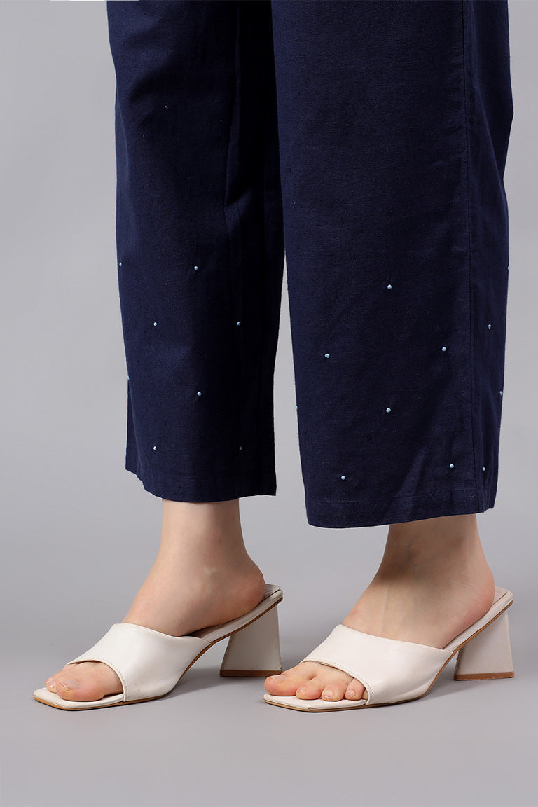 Classic Pyjamas | Dewa | Cotton linen | Indigo