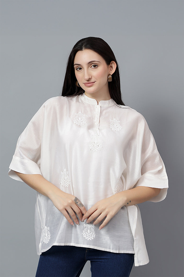 Easy Top | Upsarg | Chikankari | Cotton Silk