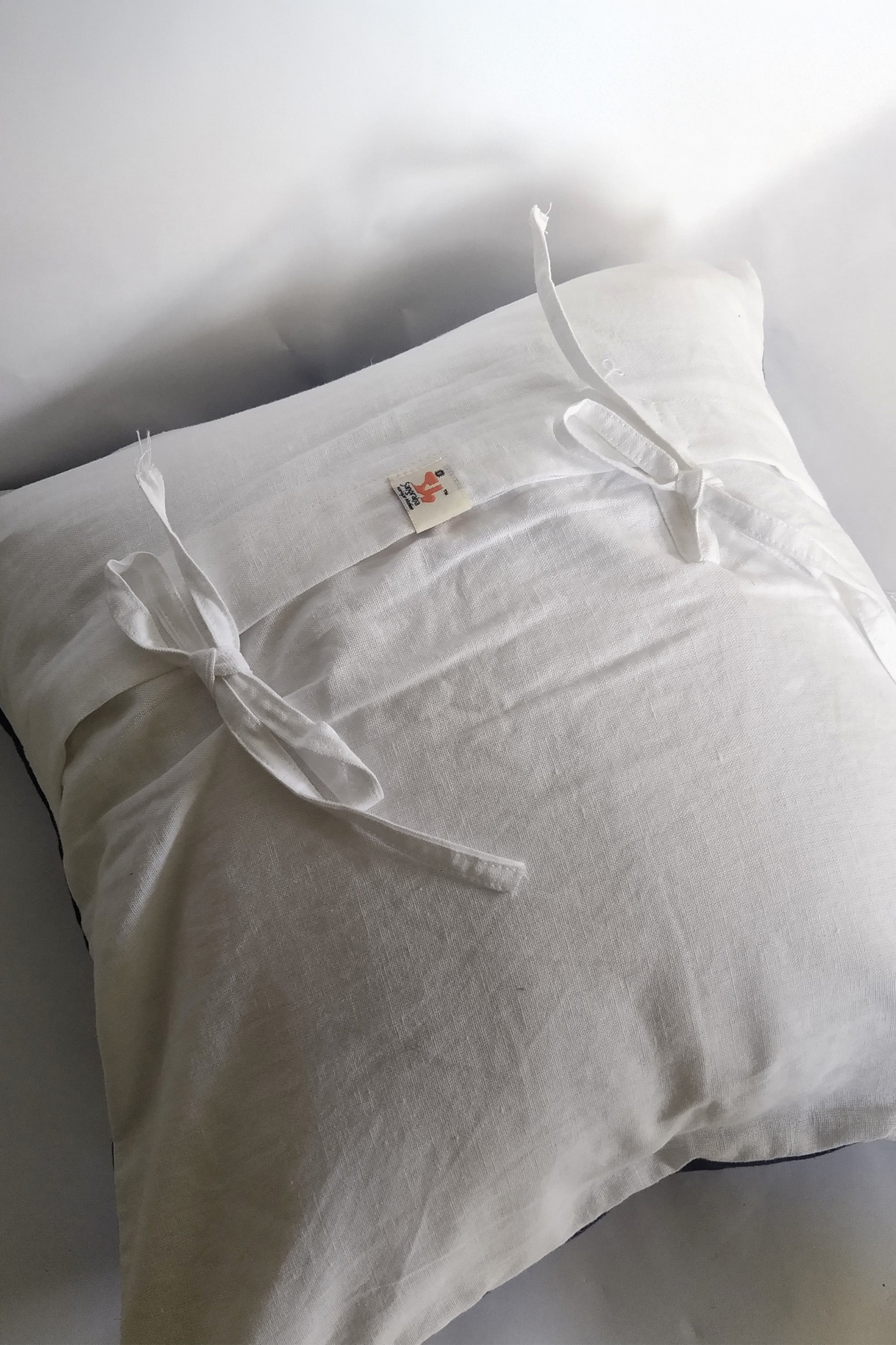 Cushion Cover | Paroushak | Chikankari | Cotton | Back tie