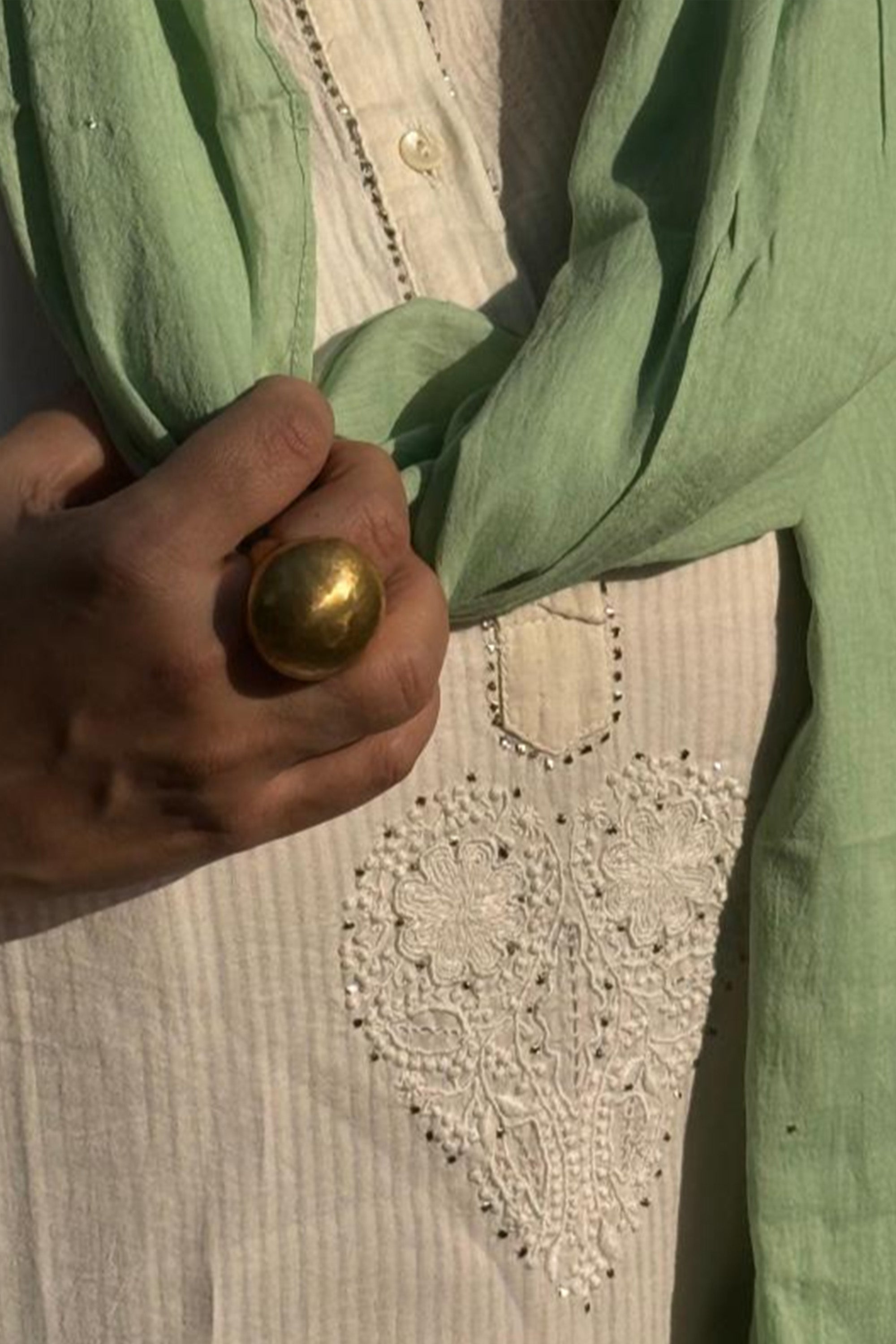 Kurta only | Irang | Chikankari | Cotton