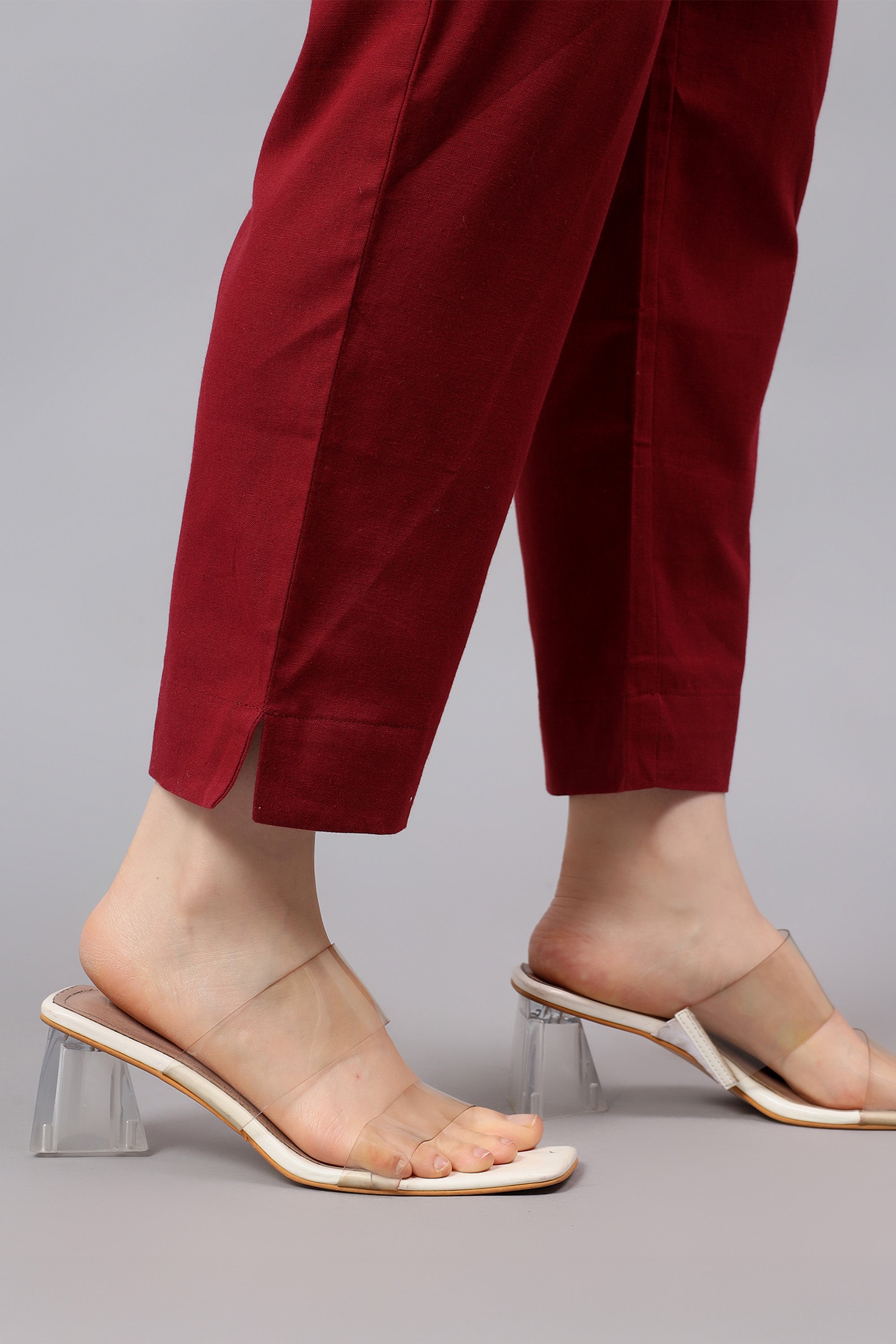 Narrow Pant | Khurja | Cotton Linen