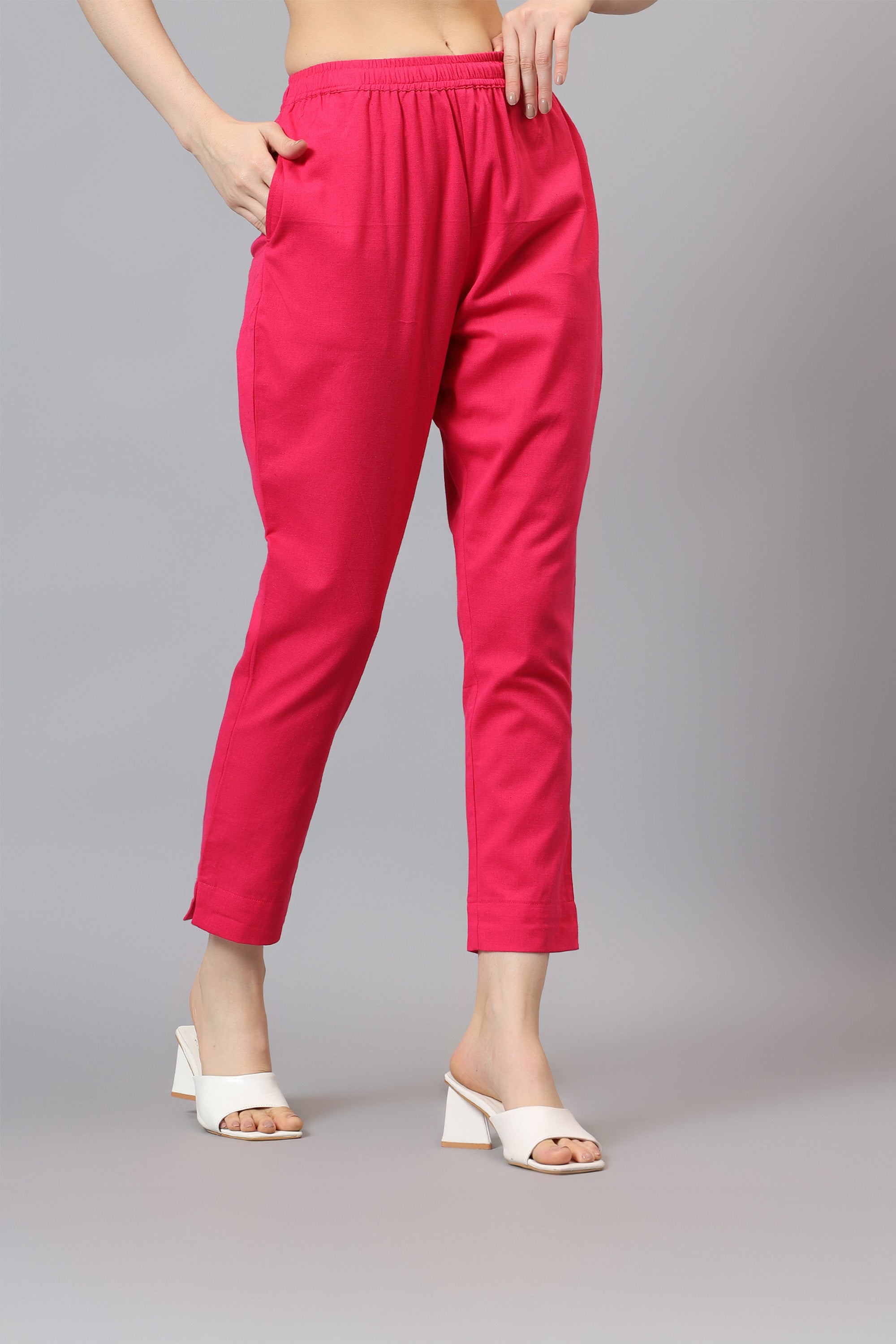 Narrow Pant | Khurja | Cotton Linen
