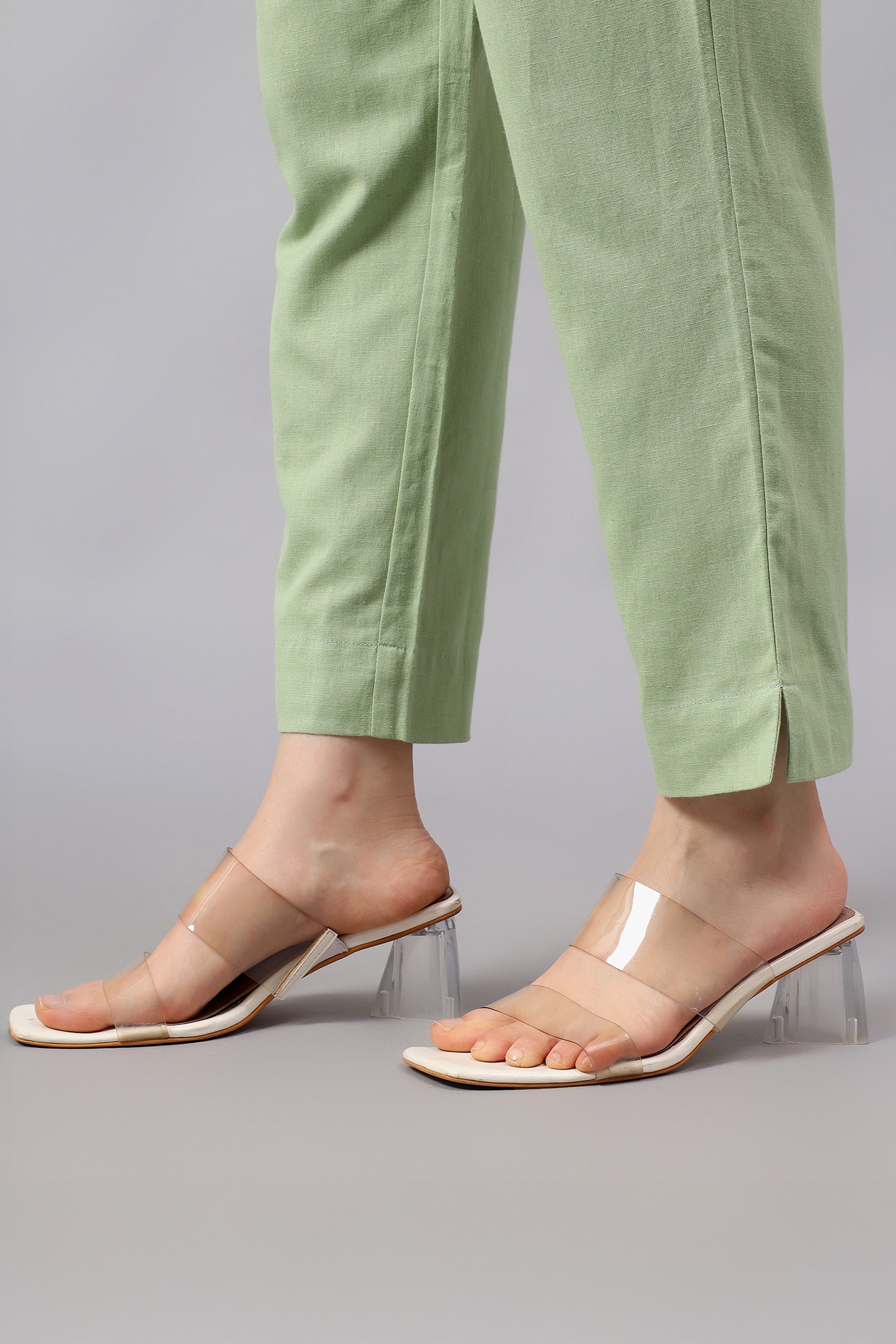 Narrow Pant | Khurja | Cotton Linen