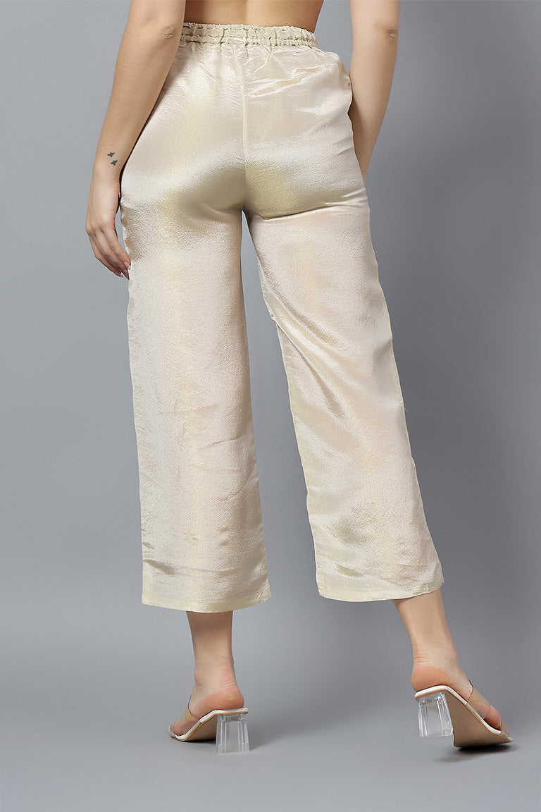 Classic Pyjamas | Shravasti | Metallic chanderi