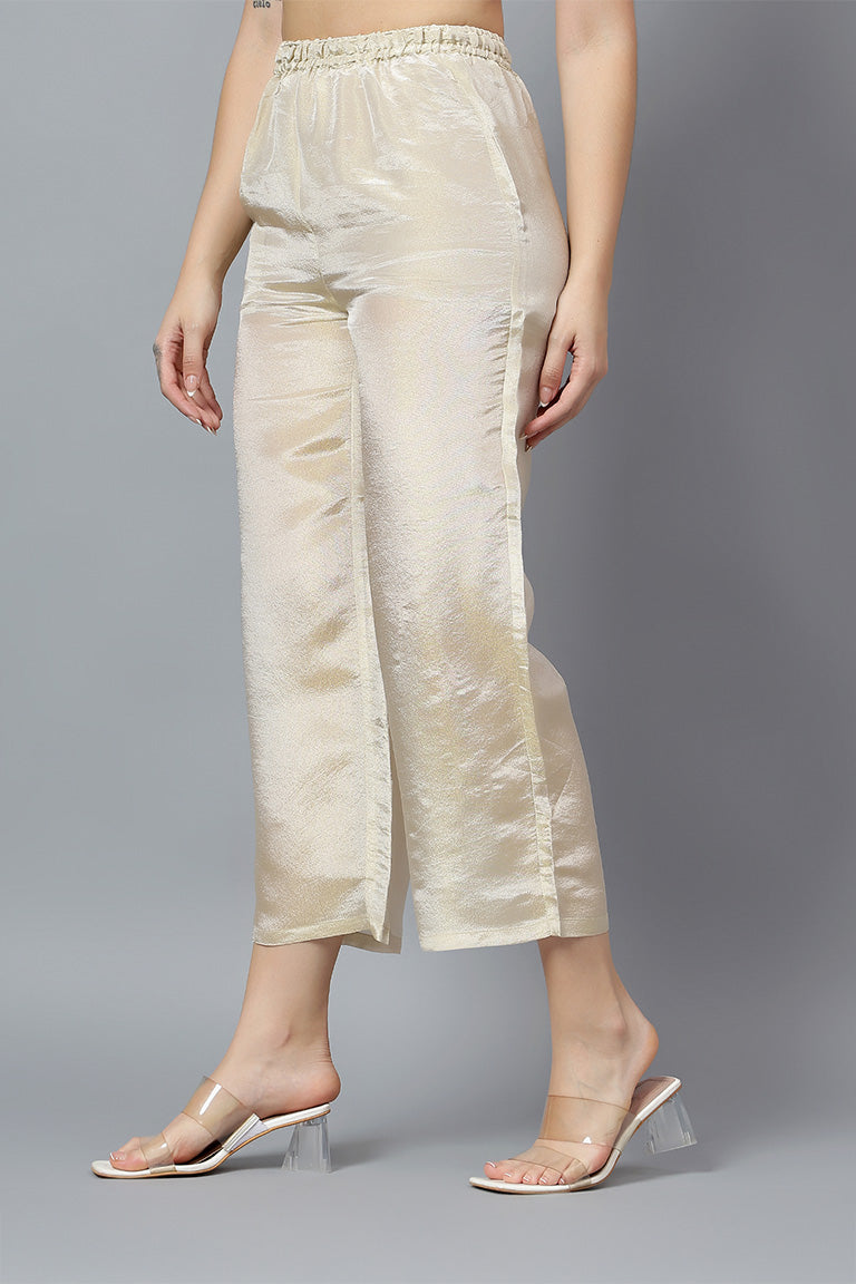 Classic Pyjamas | Shravasti | Metallic chanderi