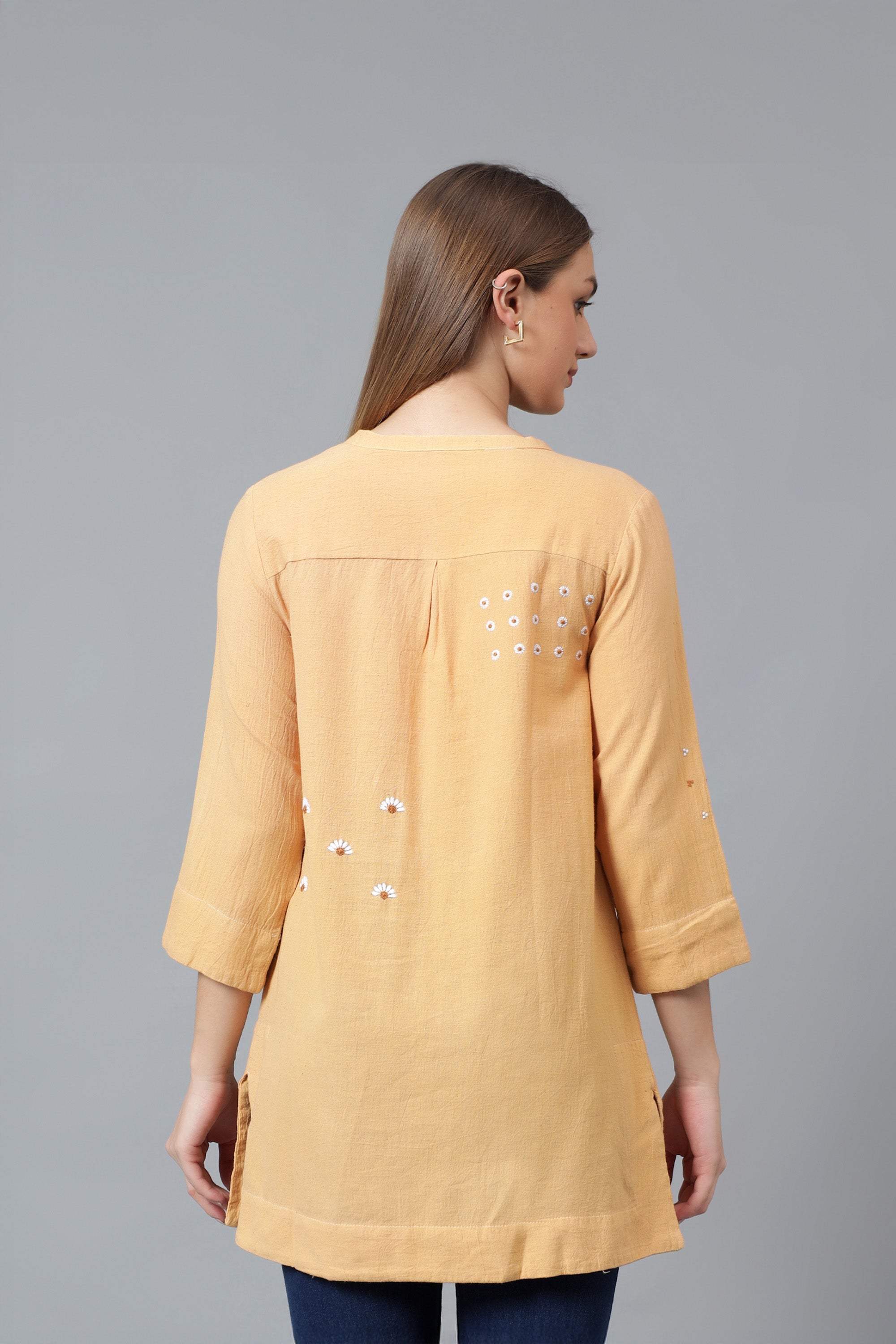 Shirt | Idiom | Chikankari | Cotton Flax(linen)