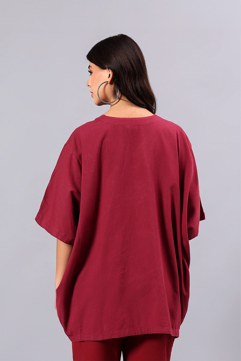 Easy fit Tunic | Tadbhav | Chikankari | Cotton Flax