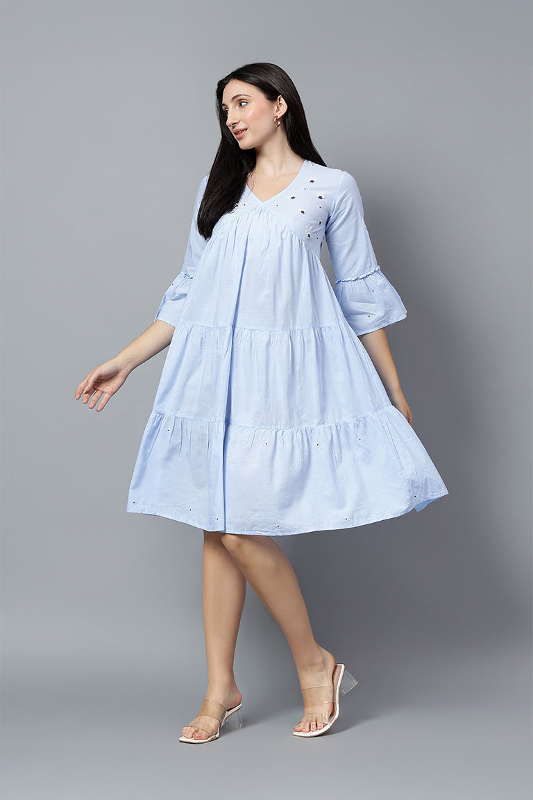 Tunic | Sandhi | Chikankari | Cotton