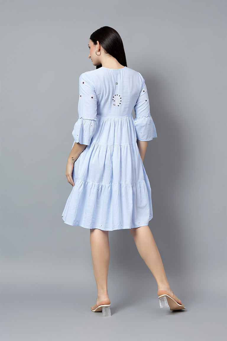 Tunic | Sandhi | Chikankari | Cotton