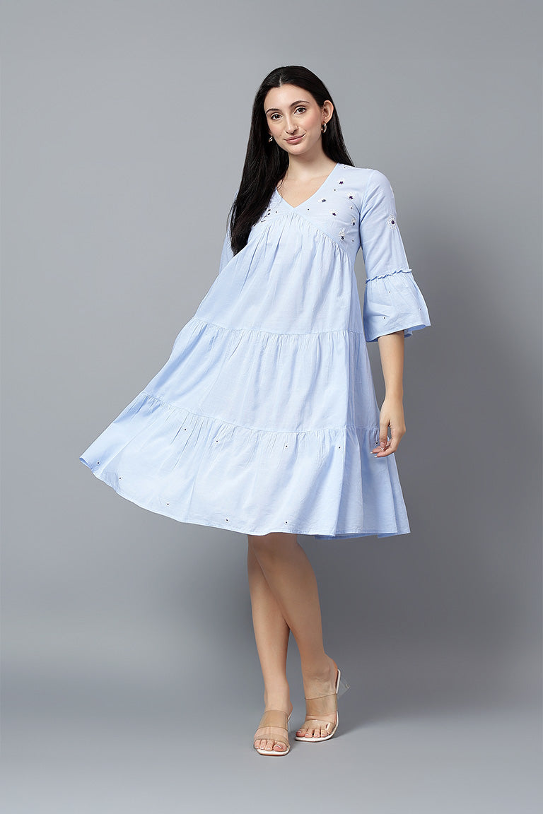 Tunic | Sandhi | Chikankari | Cotton