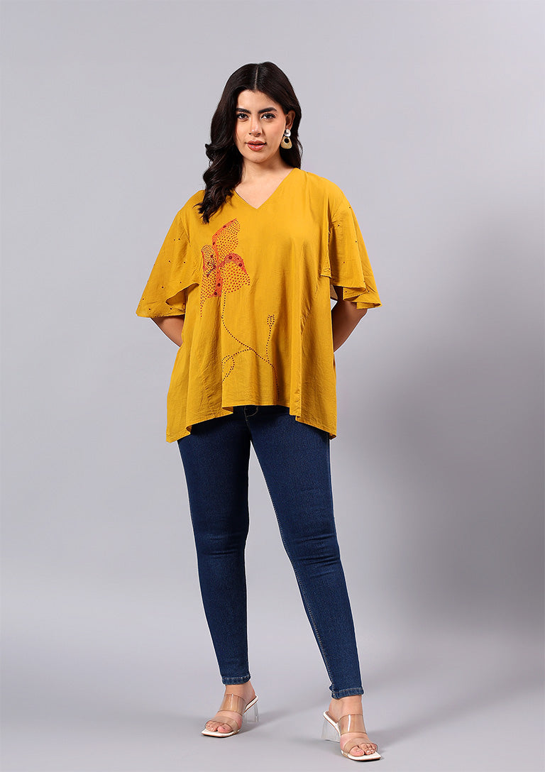 Easy Top | Sankhya | Chikankari | Cotton