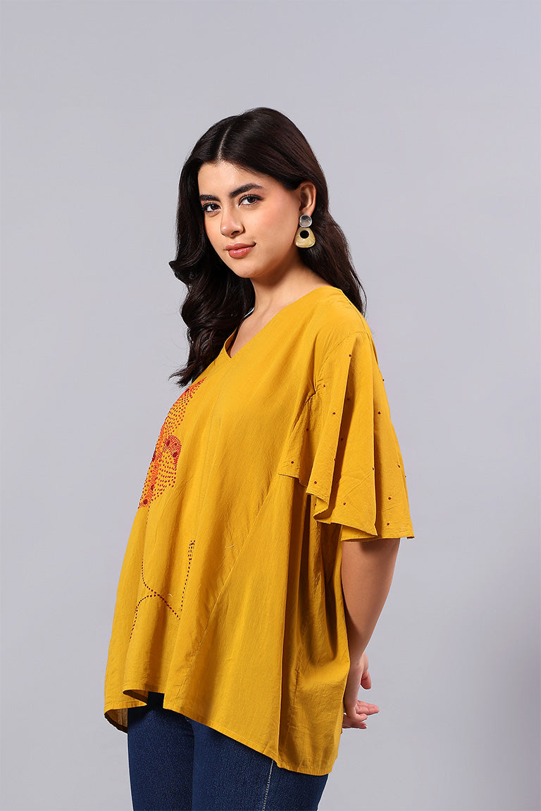 Easy Top | Sankhya | Chikankari | Cotton